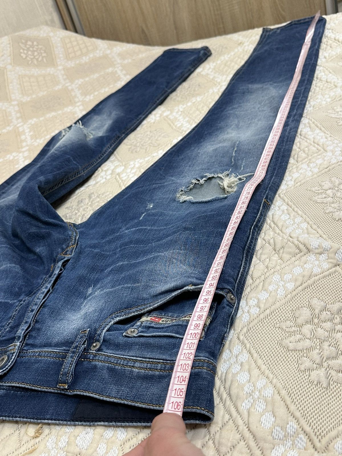 Diesel 🔥 DIESEL TEPPHAR Vintage Slim Carrot Jeans Pants Denim Size US 31 - 6 Thumbnail