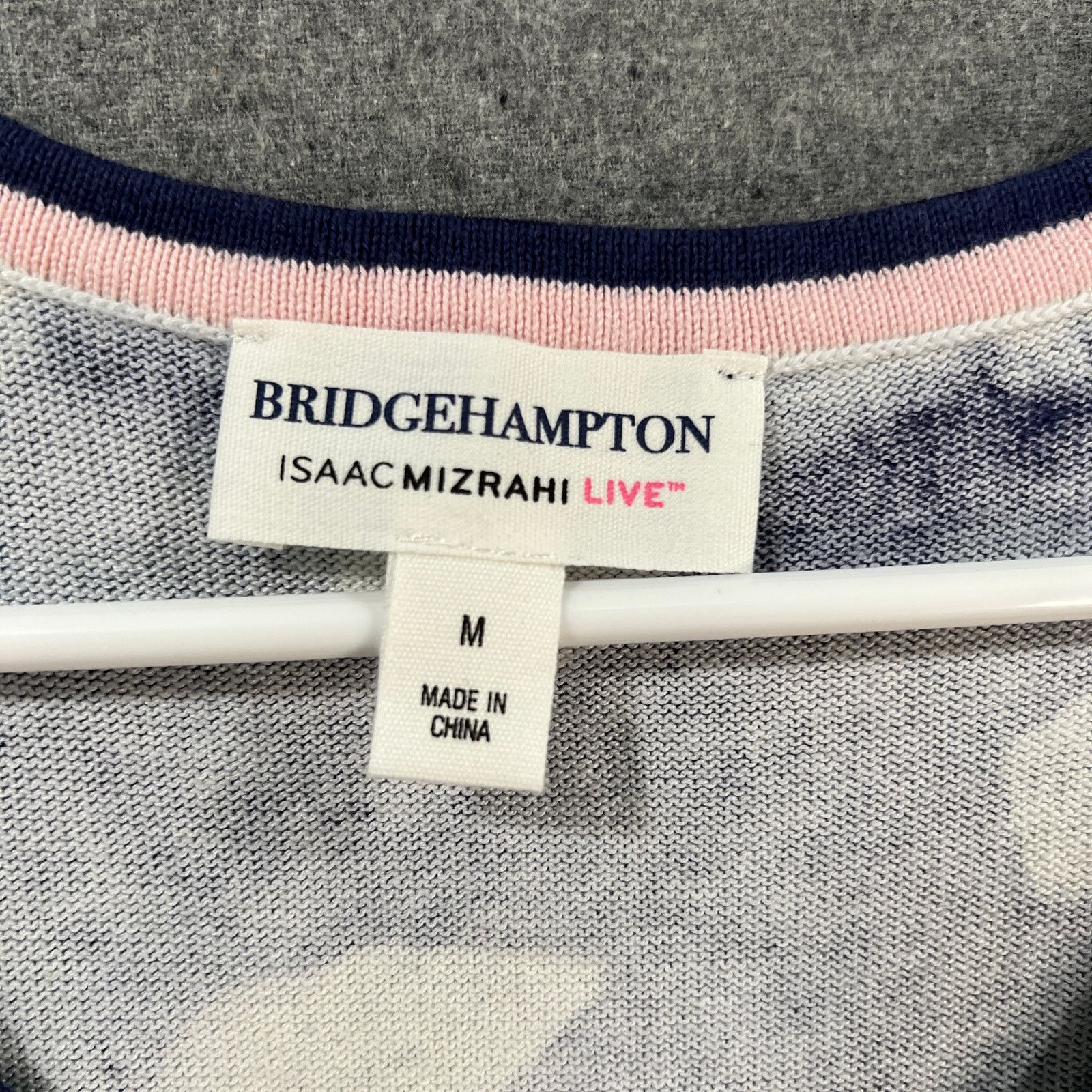 Isaac Mizrahi Isaac Mizrahi Live! Bridgehampton Printed Shell Sweater Size M / US 6-8 / IT 42-44 - 3 Thumbnail