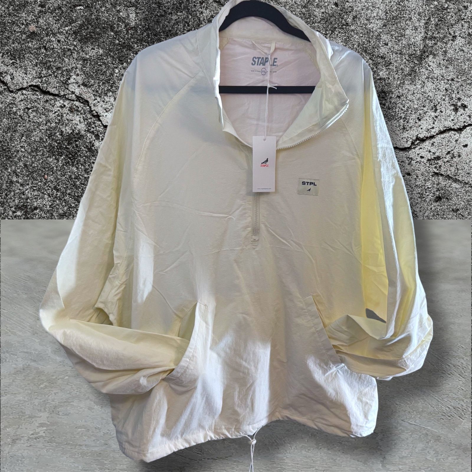 Staple •NWT• Staple Pigeon Jacket Windbreaker Jacket in Bone • 2XL Size US XXL / EU 58 / 5 - 1 Thumbnail