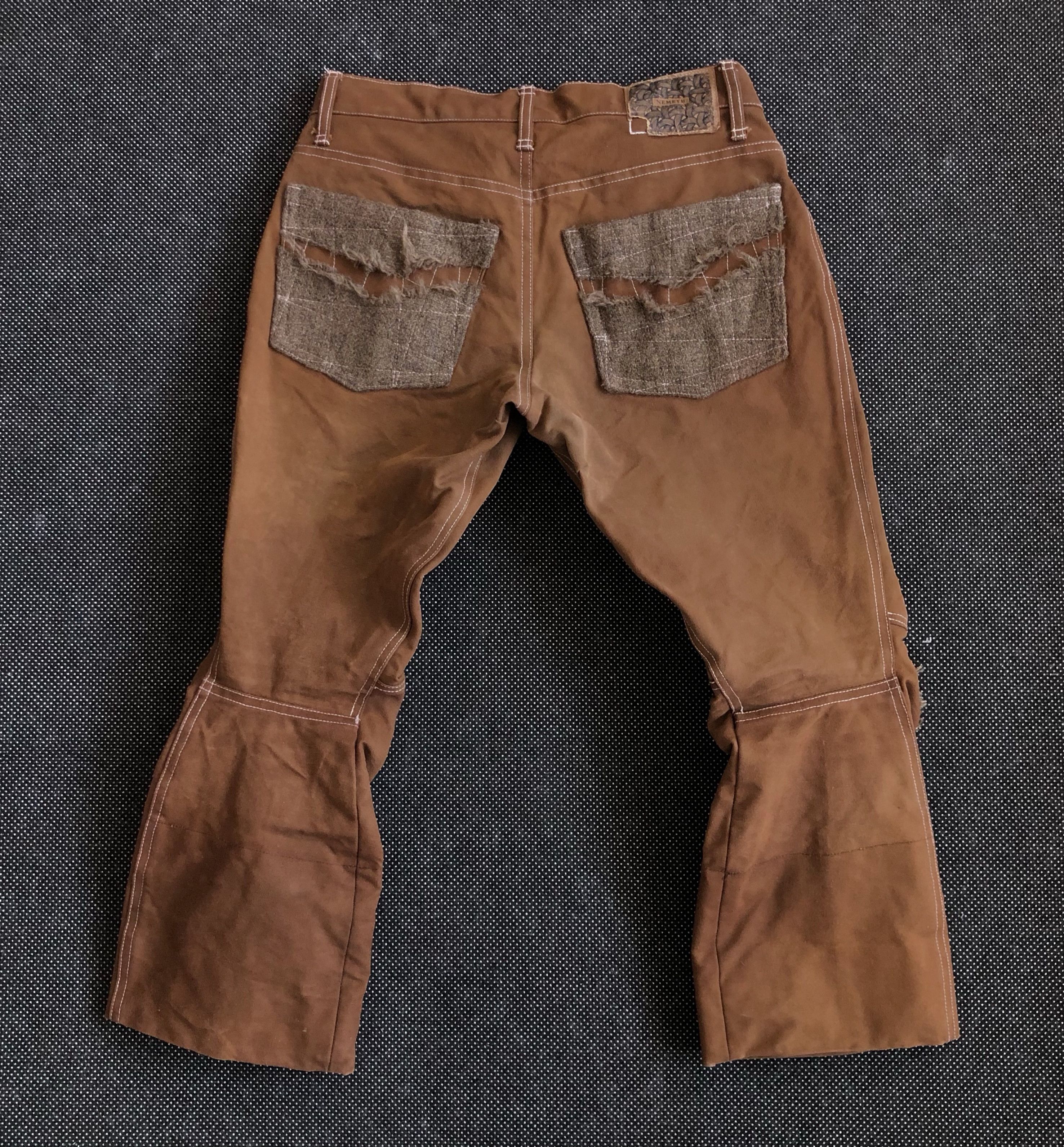 Christopher Nemeth RARE🔥VINTAGE 90’S HARD DUCK CANVAS 3/4 PANTS Size US 30 / EU 46 - 2 Thumbnail