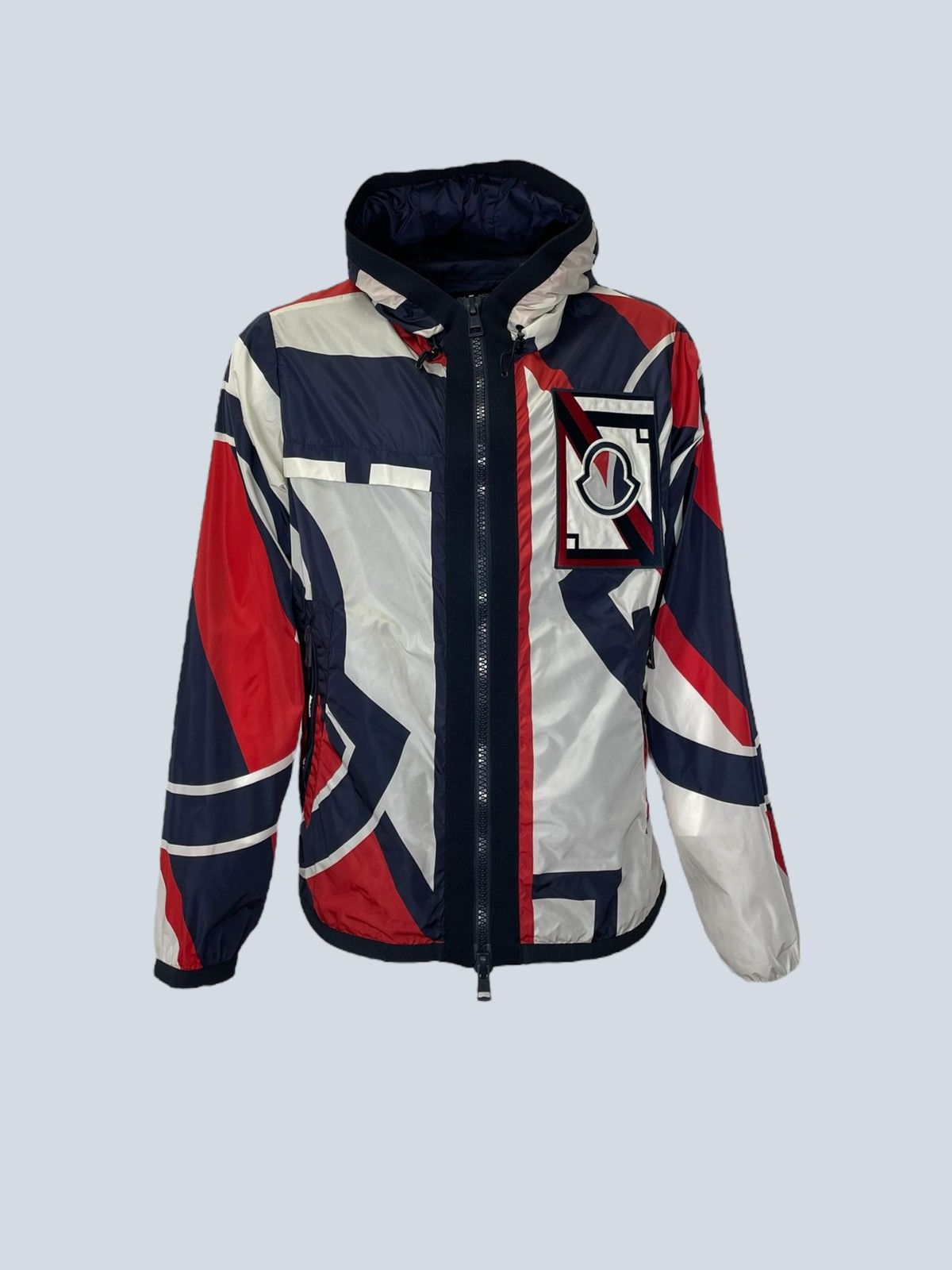 Moncler MonclerxCraig Green patchwork print nylon windbreaker, IIII. Size US XL / EU 56 / 4 - 1 Thumbnail