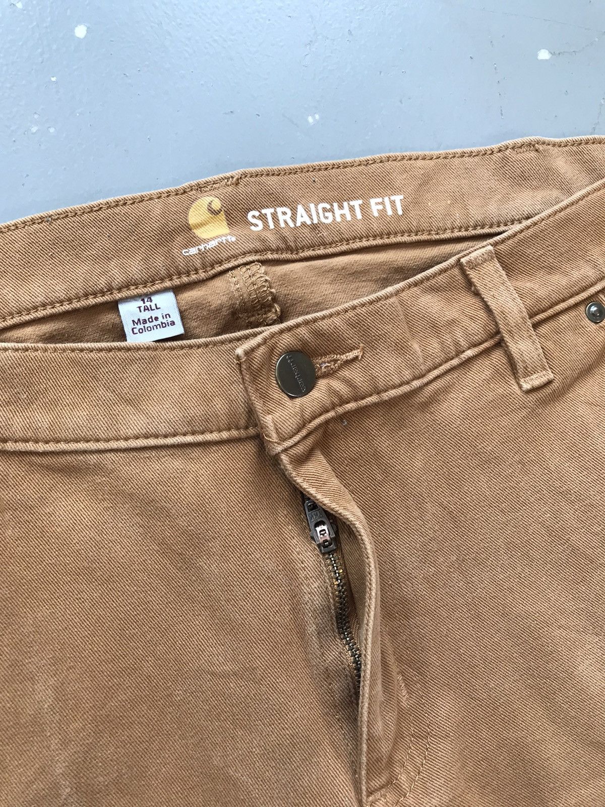 Carhartt × Vintage Vintage Carhartt b136 BRN double knee denim Size US 35 - 4 Thumbnail