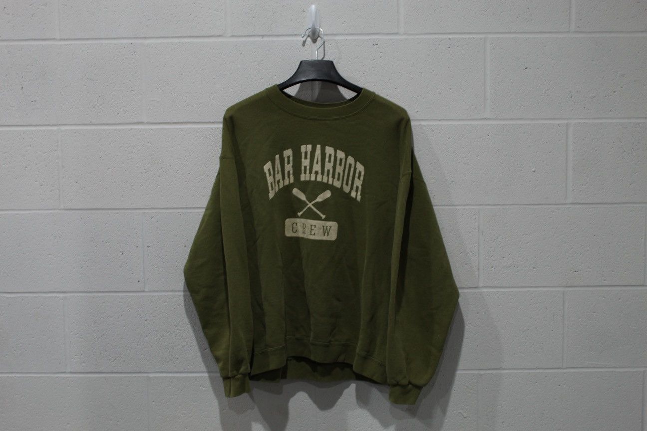 Delta Vintage 1990s Bar Harbor Crewneck Green Size L Size US L / EU 52-54 / 3 - 1 Thumbnail