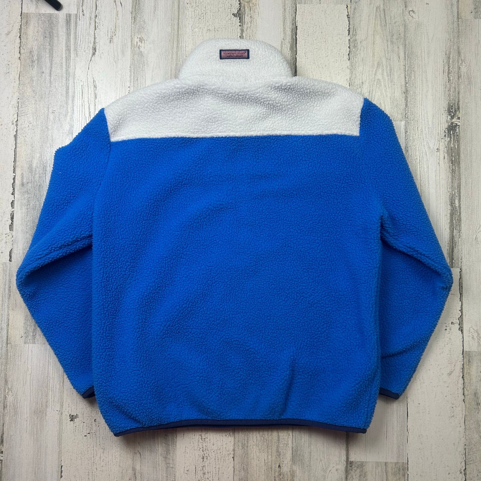 Vineyard Vines Vineyard Vines Sherpa Fleece Pullover Quarter-Zip Sweater Size M / US 6-8 / IT 42-44 - 7 Thumbnail