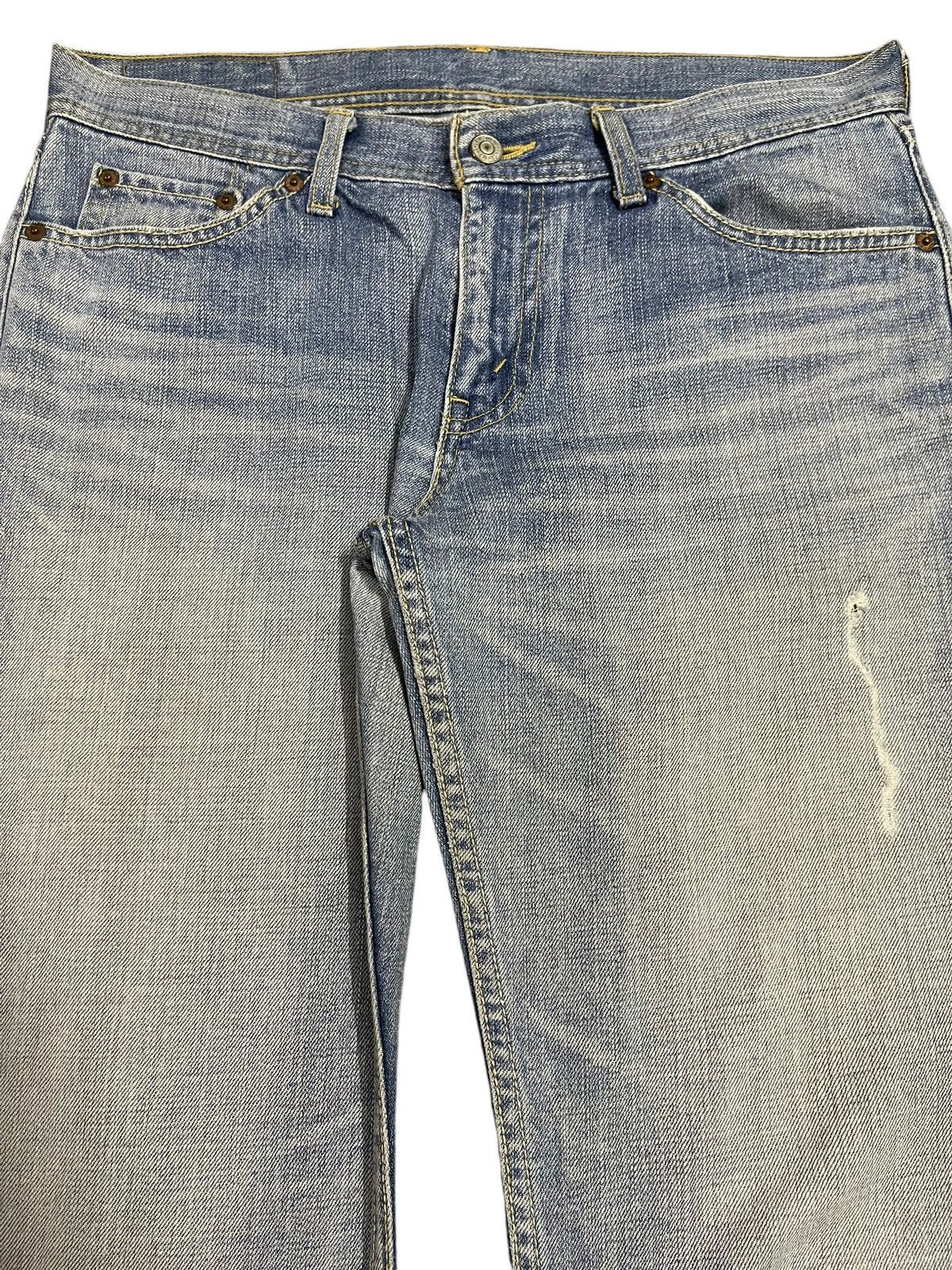 Levi's Vintage 90s Levis Blue Faded Wash Distress Style Jeans Size US 34 / EU 50 - 4 Thumbnail