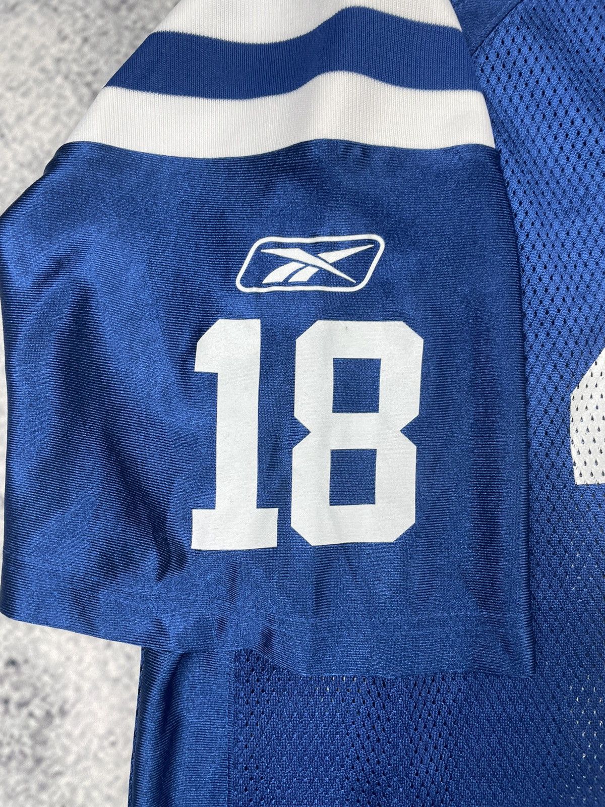 Reebok Vintage Reebok XL Colts #18 Peyton Manning NFL Jersey Drip Size US XL / EU 56 / 4 - 12 Thumbnail
