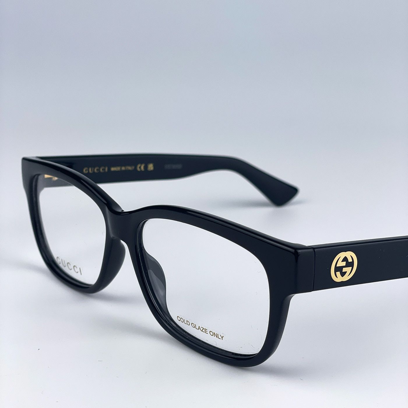 Gucci NEW Gucci GG1341O 001 Black Square Unisex Eyeglasses Size ONE SIZE - 6 Thumbnail