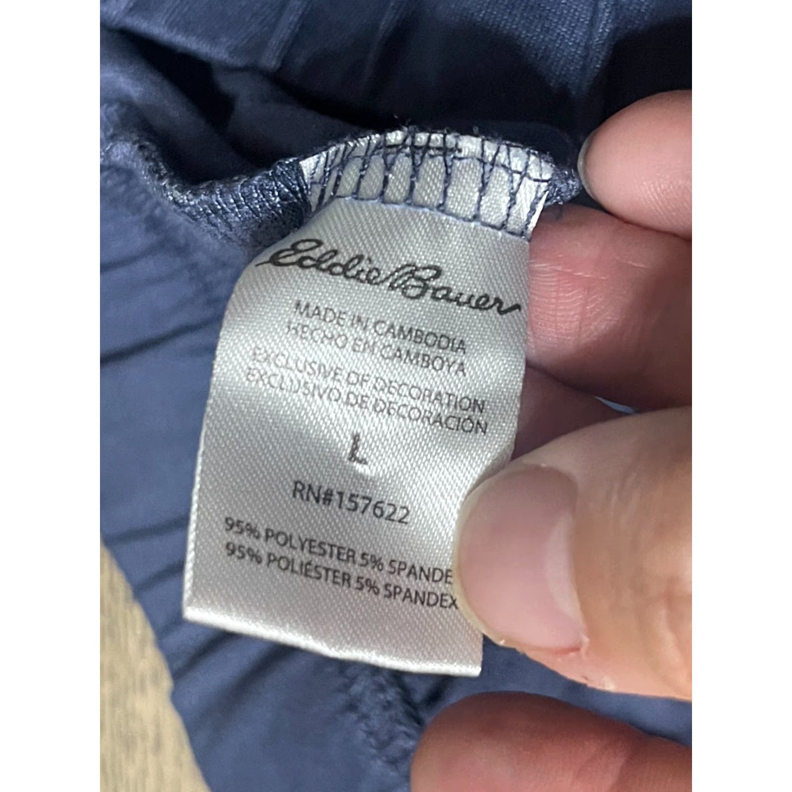 Eddie Bauer Eddie Bauer Shorts Women's Large Blue Sleep Shorts Size 36" / US 14 / IT 50 - 6 Thumbnail
