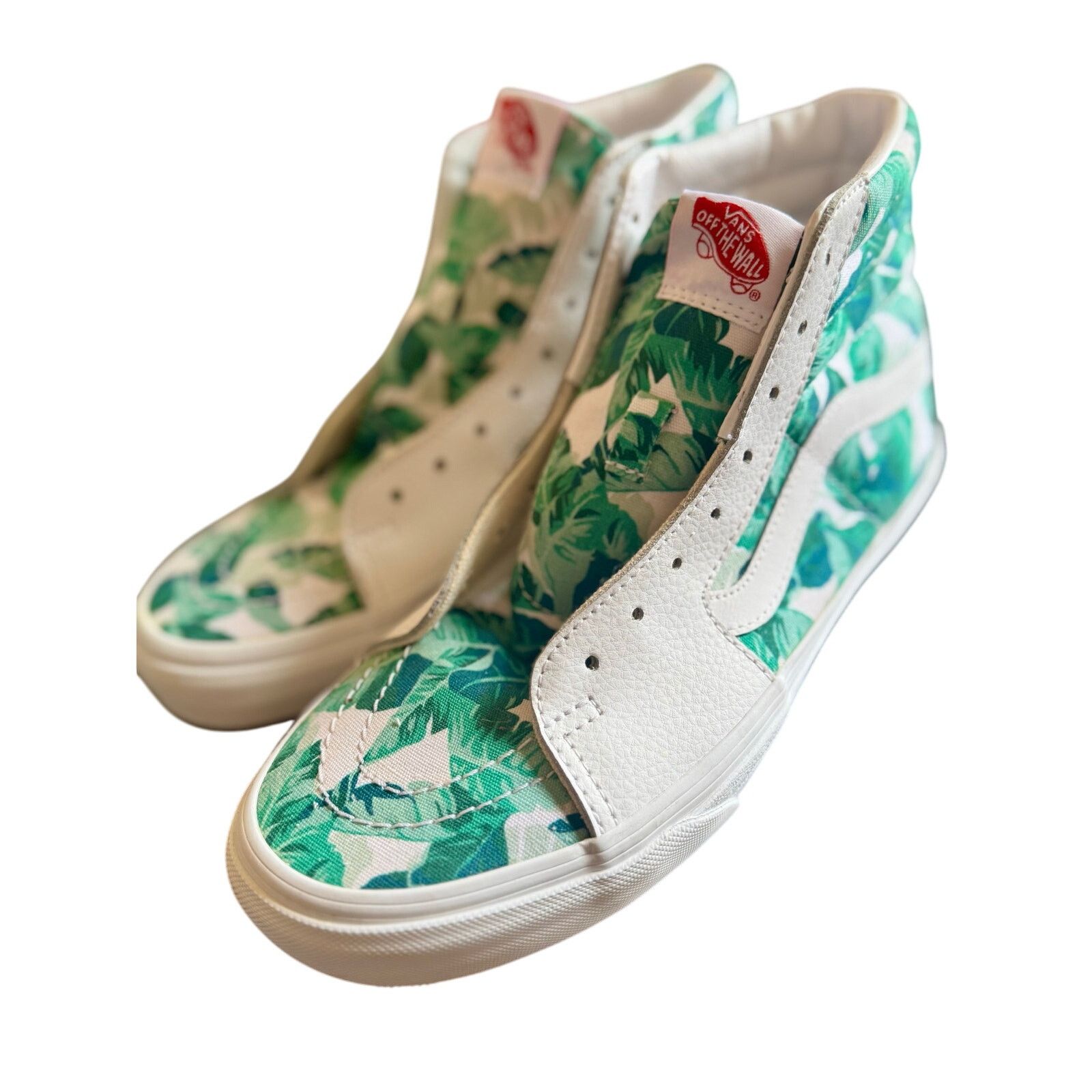 Vans Vans "Leaf Me Alone" Custom SK8-HiShoes | Women’s Size 8.5 Size US 8.5 / IT 38.5 - 2 Thumbnail