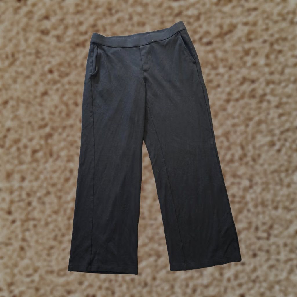 J. Jill VINTAGE J Jill Pants Womens Small Black Wide Leg Wearever Stretch Capsule Basic Casual Size 30" / US 8 / IT 44 - 1 Thumbnail