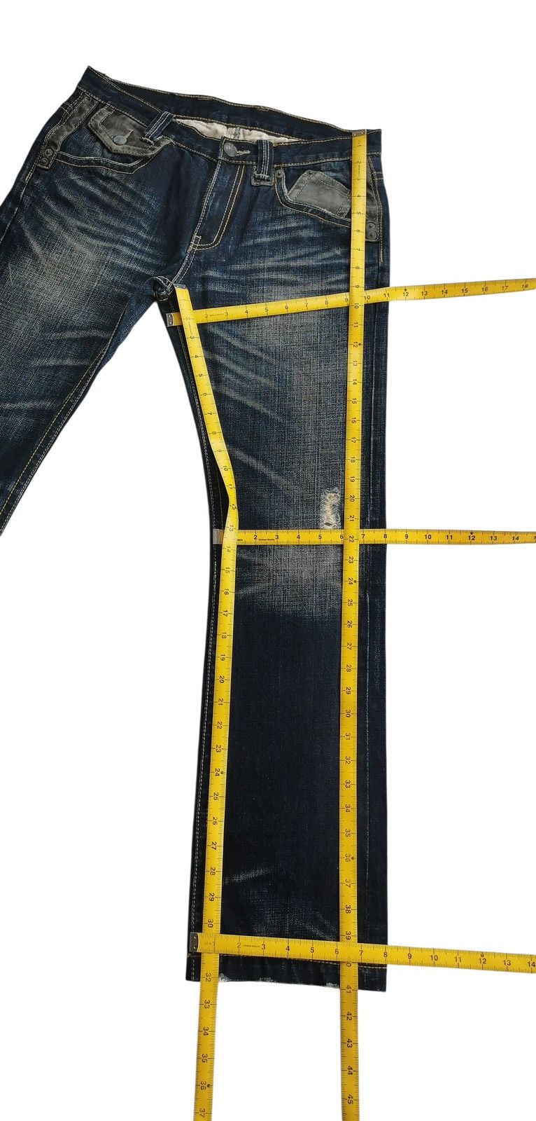 Japanese Brand Japanese Distressed Flared Clawmark Lookalike Tornado Mart Size US 32 / EU 48 - 11 Thumbnail