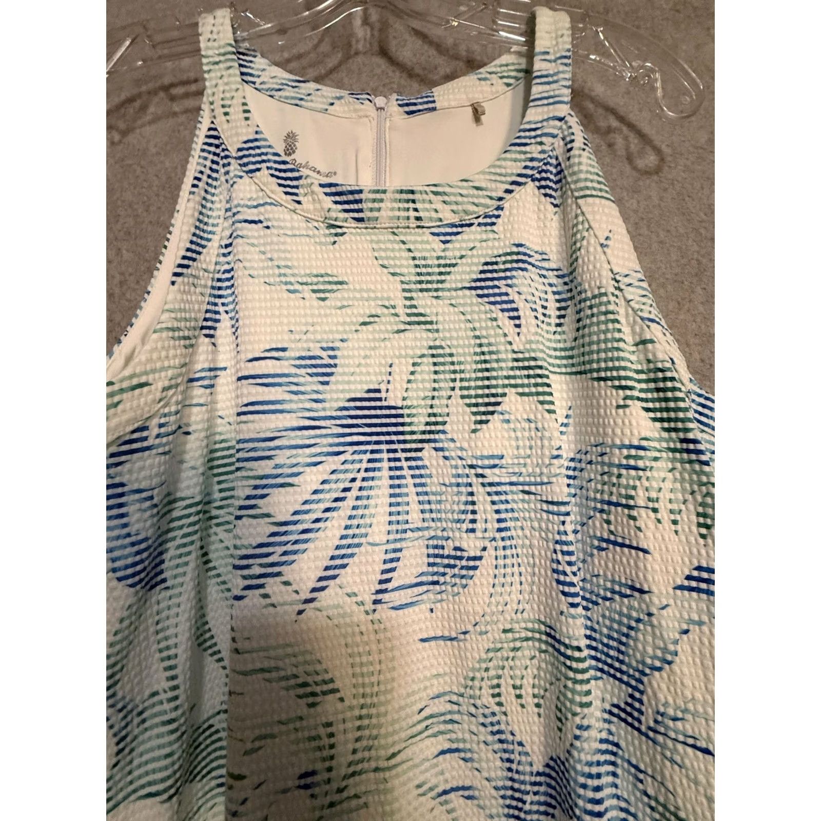 Tommy Bahama Tommy Bahama Dress Womens M Blue Green Palm Print IslandZone Golf Tennis Size M / US 6-8 / IT 42-44 - 2 Thumbnail