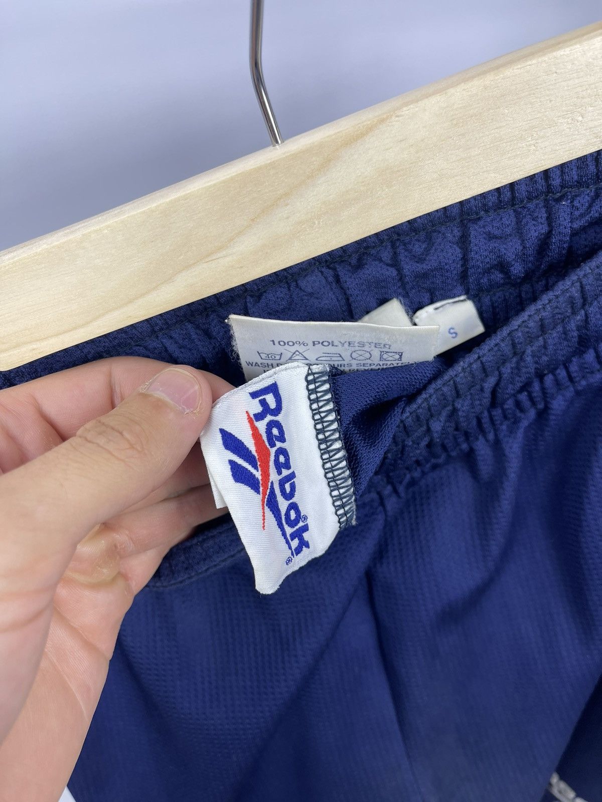 Reebok × Vintage REEBOK BOLTON WANDERERS VINTAGE 90s HOME SHORTS sz S Size US 33 - 5 Thumbnail