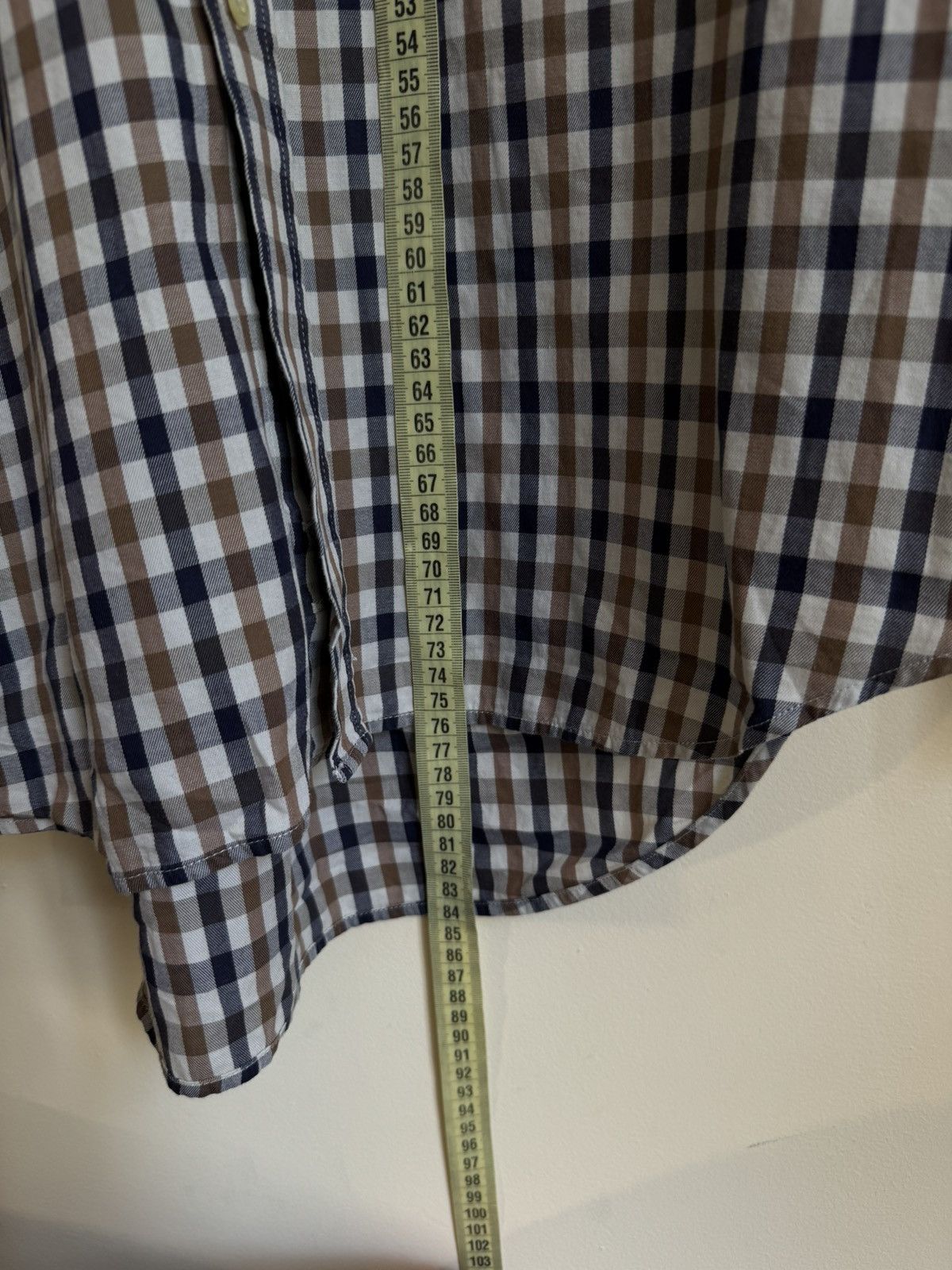 Aquascutum Aquascutum Brown House Check Shirt Long Sleeve Button Down Size US M / EU 48-50 / 2 - 8 Thumbnail