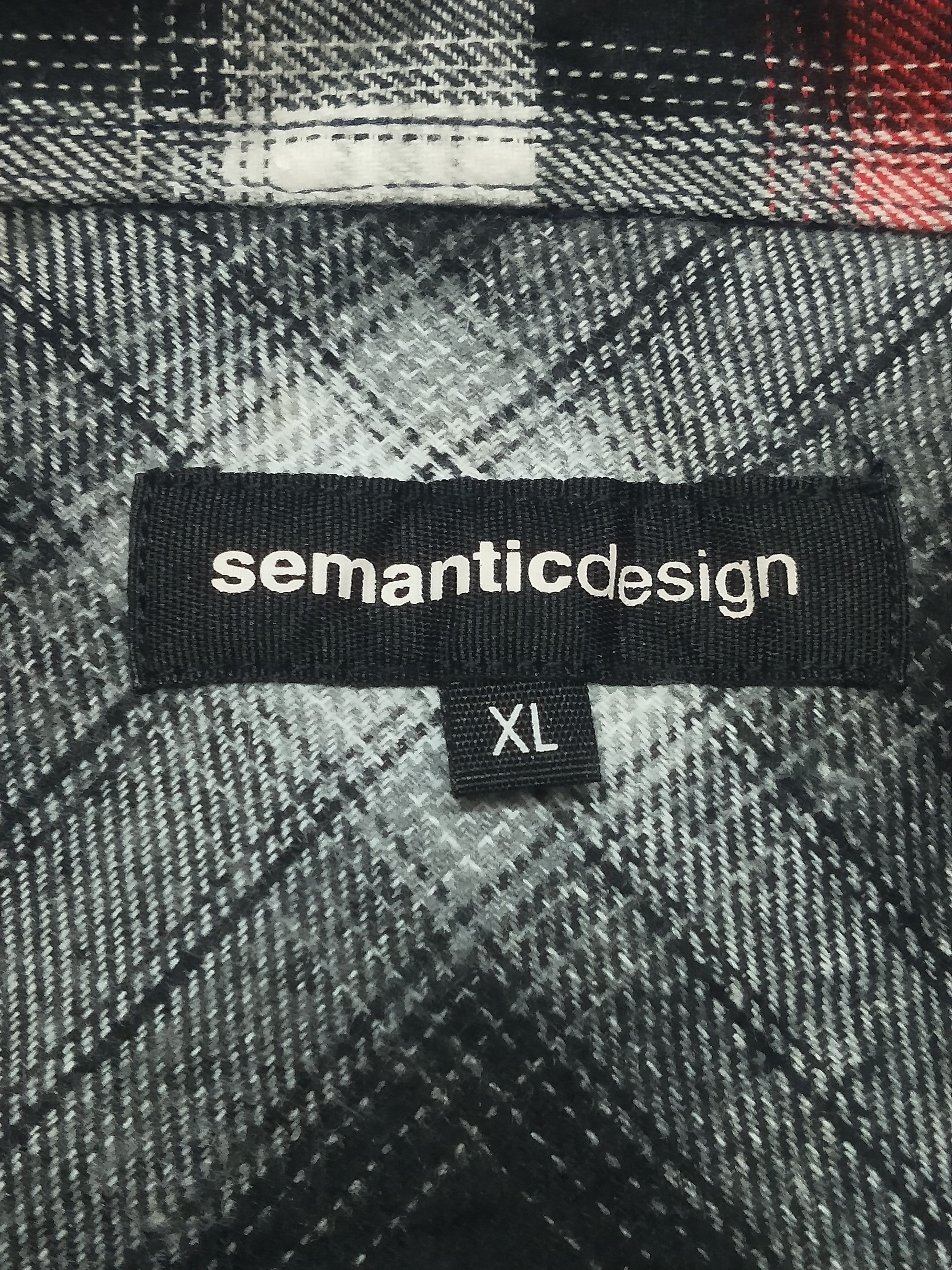 Japanese Brand 2000s Semantig Design Vintage Plaid Size US M / EU 48-50 / 2 - 3 Thumbnail