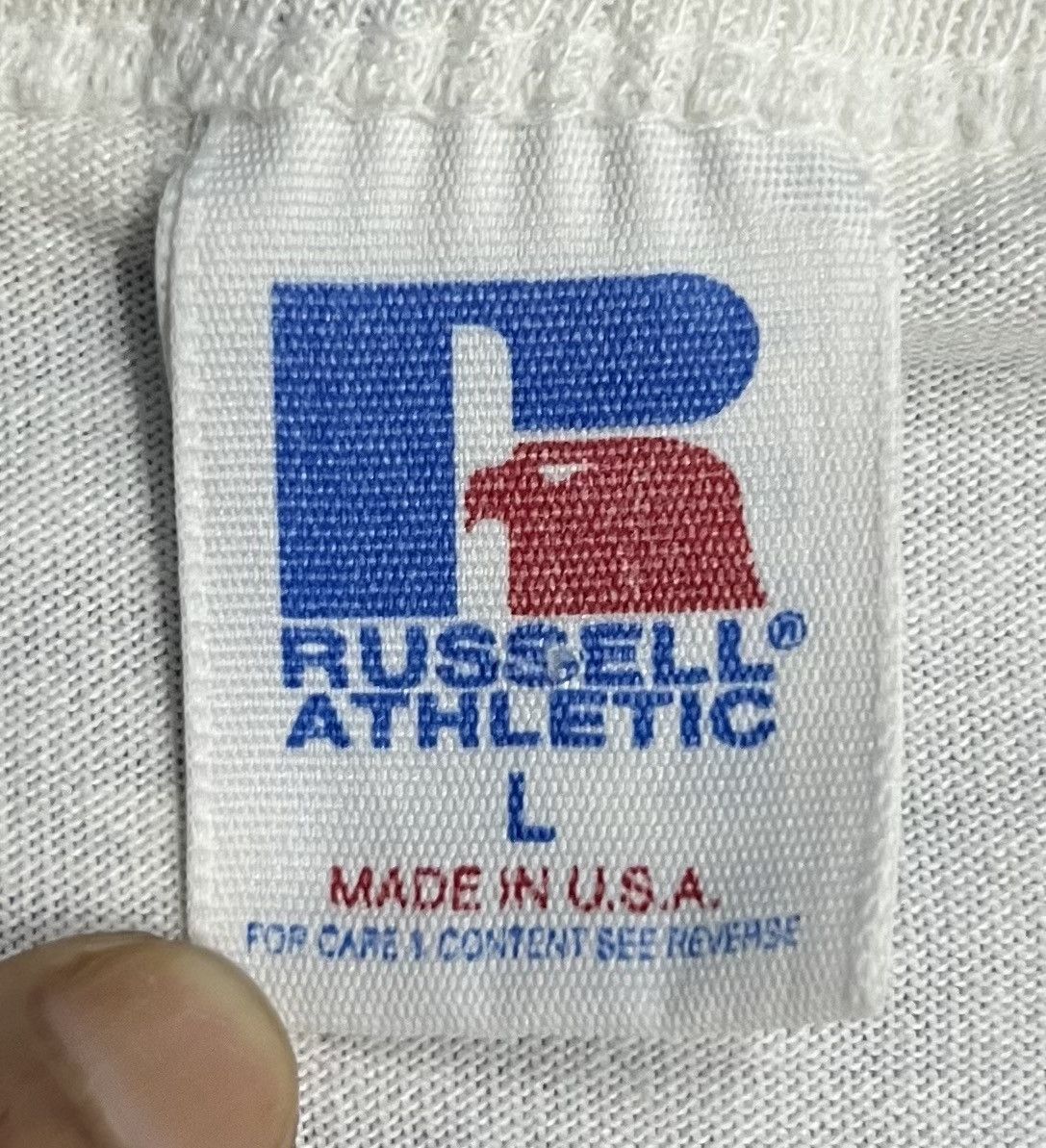 Russell Athletic × Vintage RUSSELL ATHLETIC GENEVA SOCCER 1997 ELITE EIGHT SHIRT Size US L / EU 52-54 / 3 - 6 Thumbnail