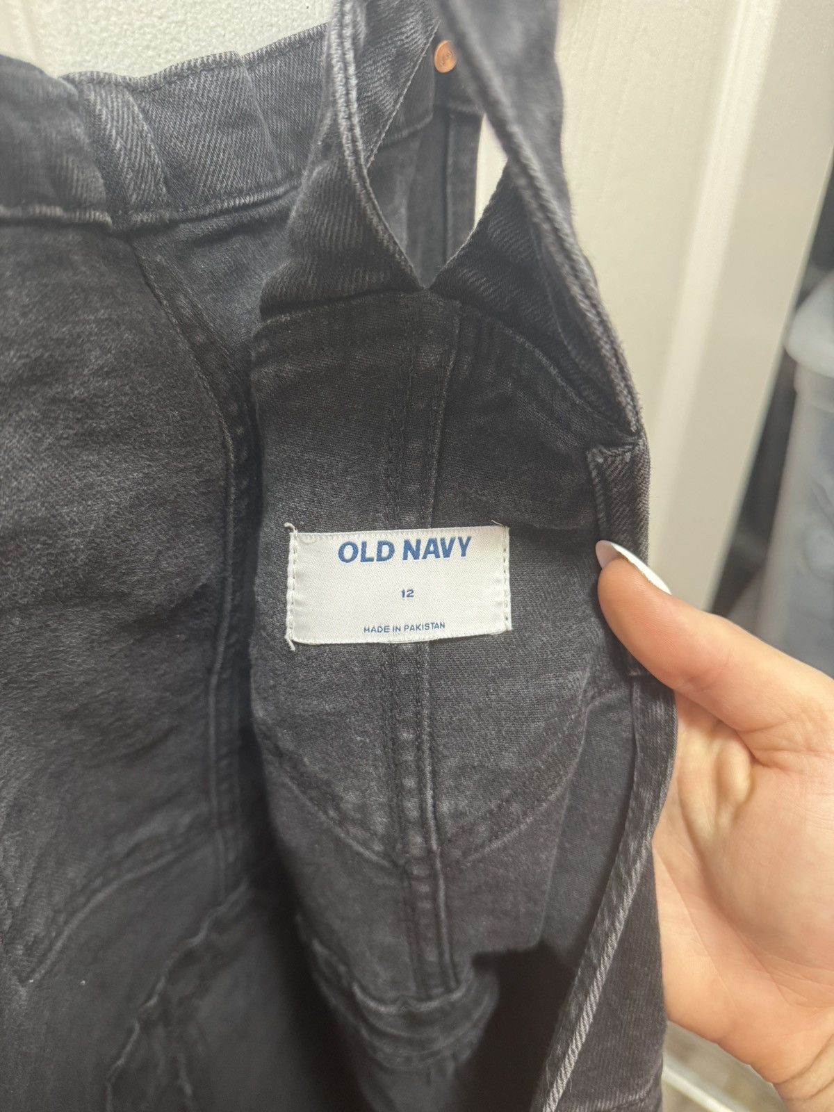 Old Navy Old Navy Black Distressed Overalls Vintage Faded Streetwear Size US 30 / EU 46 - 7 Thumbnail