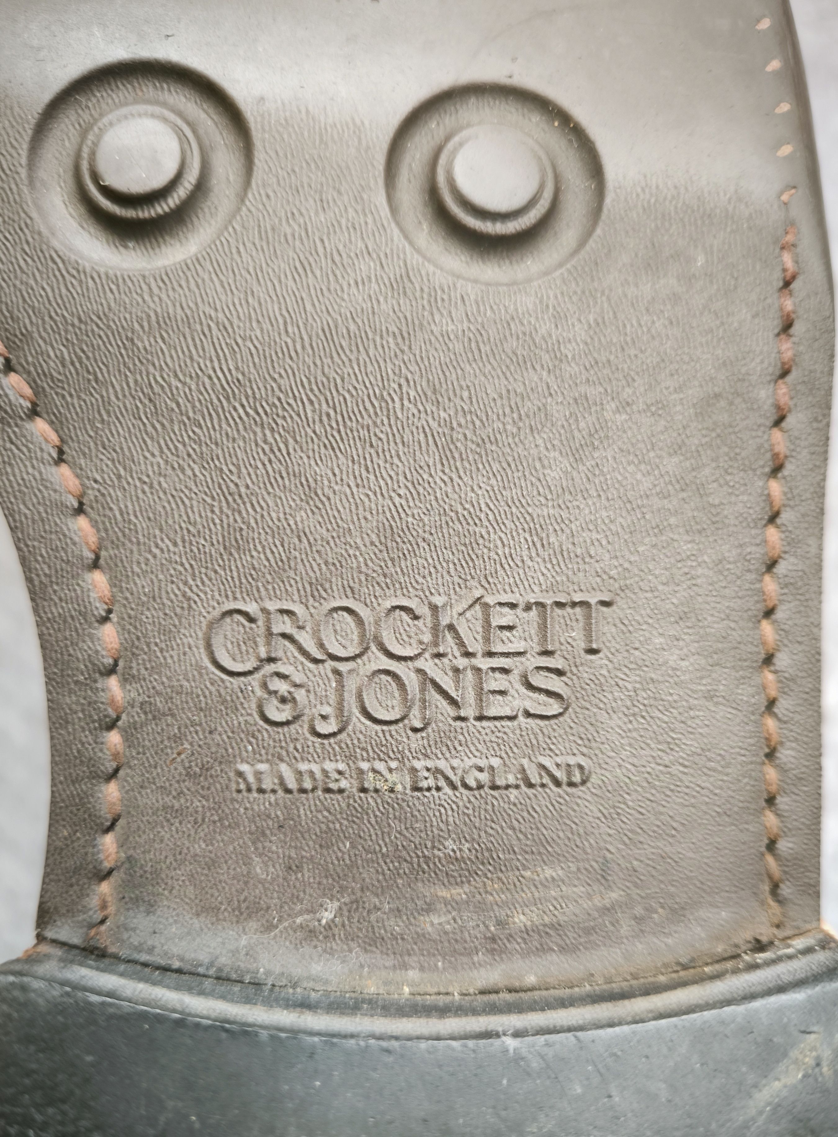 Crockett & Jones CROCKETT & JONES Pembroke Tan Scotch Grain wingtip shoes Size US 9.5 / EU 42-43 - 13 Thumbnail