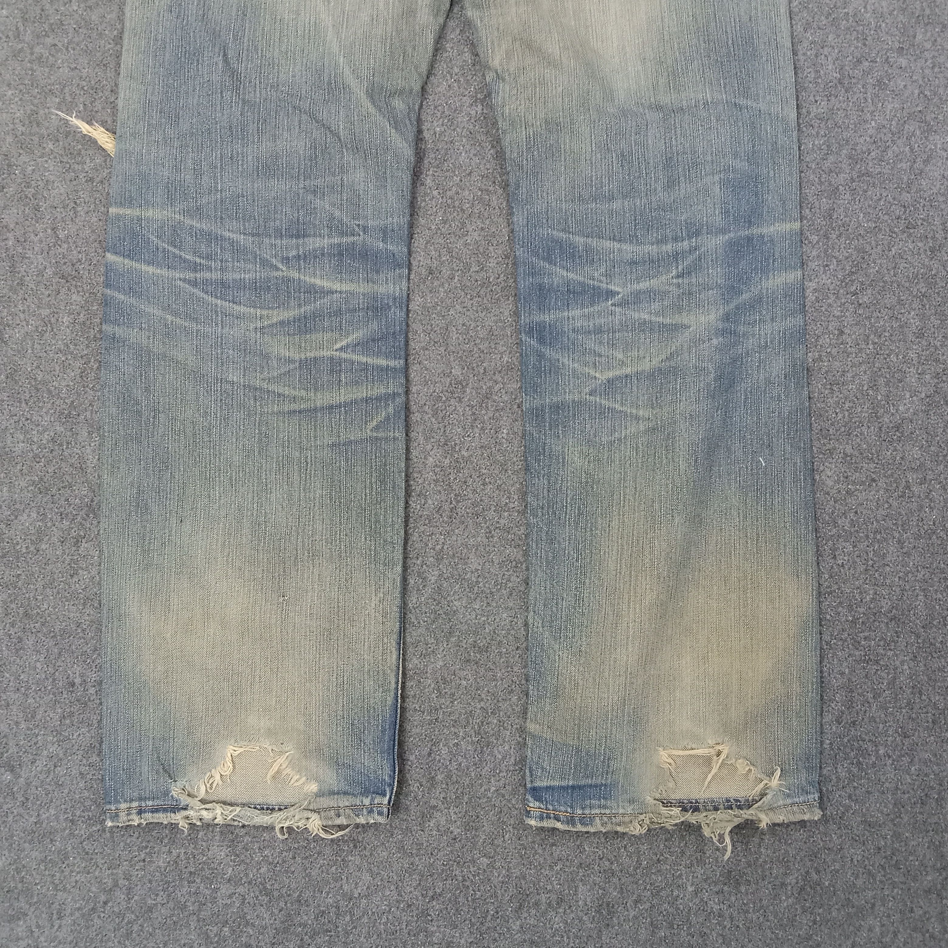 Levi's Levi's 501 Distressed Style Grunge Denim Jeans C258N22 Size US 31 - 8 Thumbnail