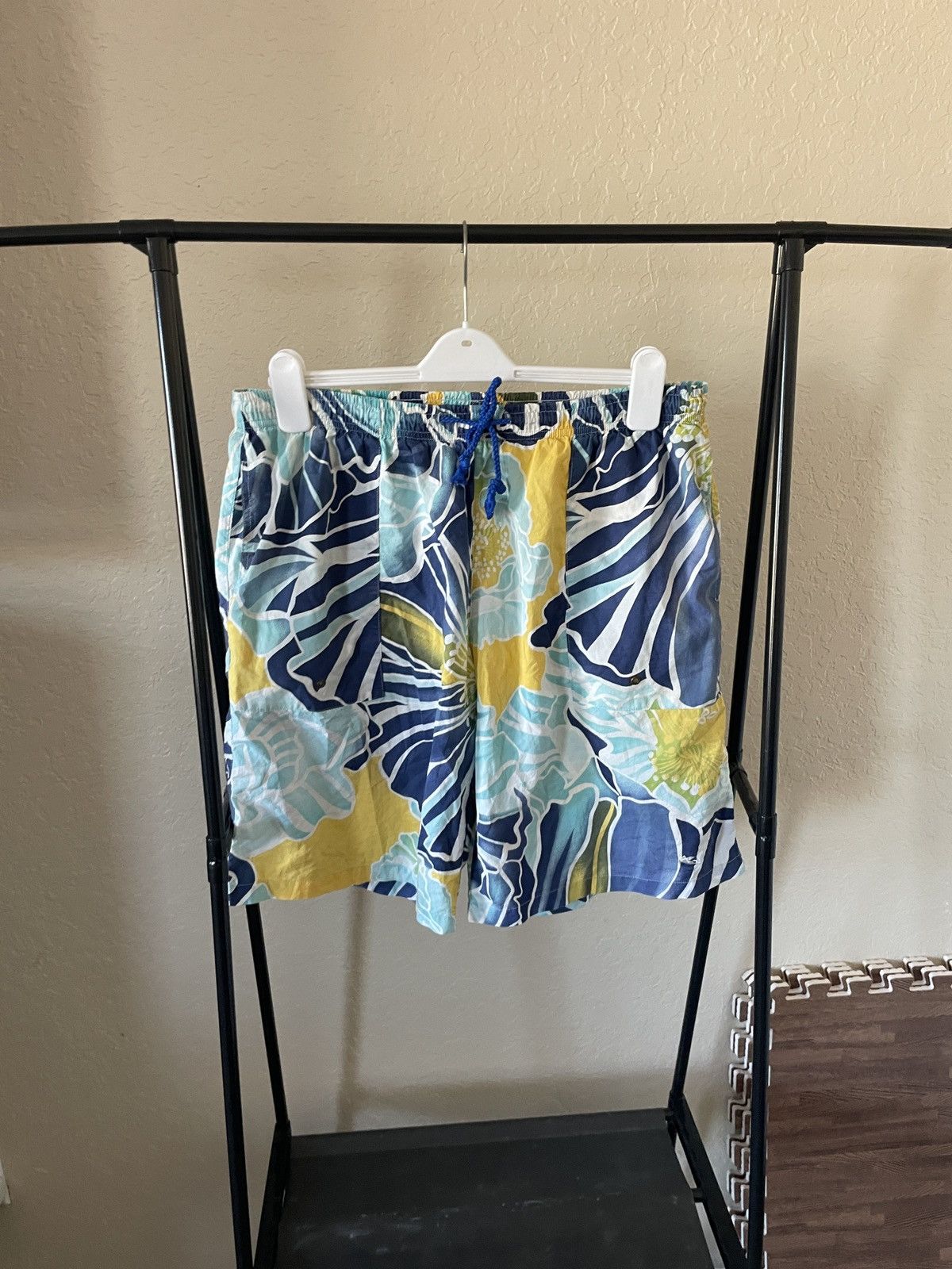 Etro Floral Drawstring Swim trunks Size US 34 / EU 50 - 2 Thumbnail