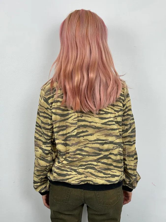Polo Ralph Lauren 2010s Ralph Lauren Beige Zebra Print Bomber Jacket Size S / US 4 / IT 40 - 3 Thumbnail