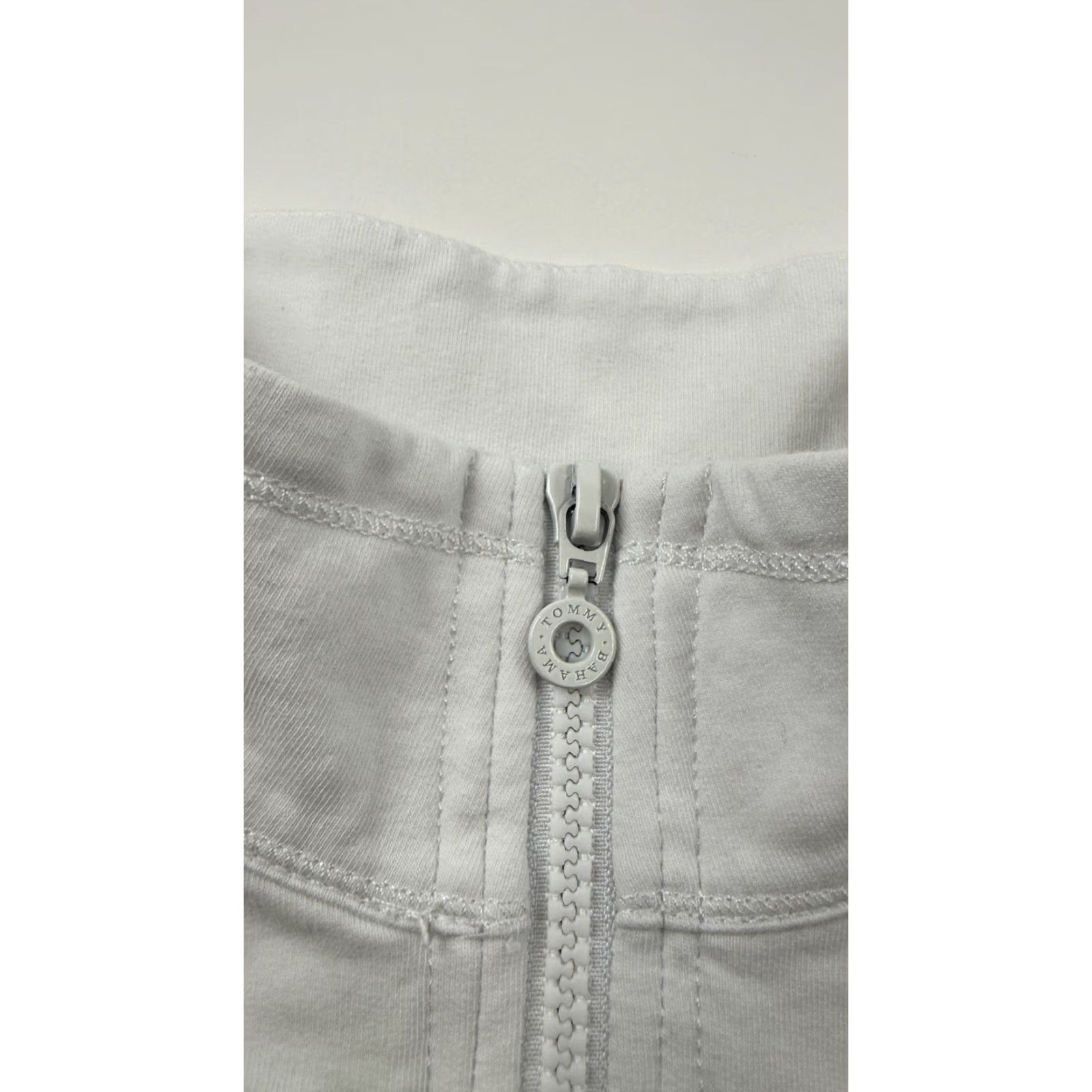 Tommy Bahama Tommy Bahama Shirt White XL 1/2 Zip Mock Neck Floral Embroidered Top Tee Womens Size XL / US 12-14 / IT 48-50 - 5 Thumbnail
