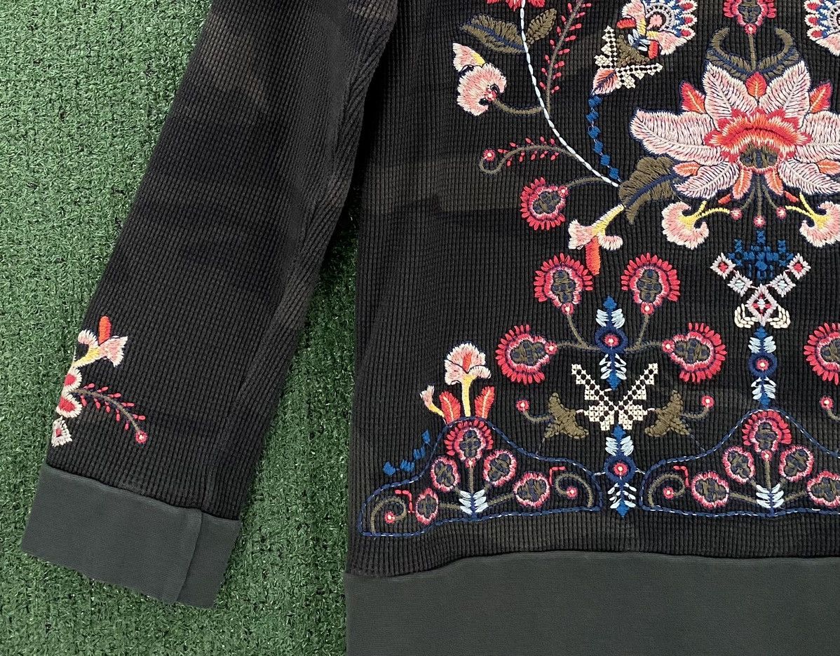 Johnny Was Johnny Was Nindi Floral Embroidered Camo 3/4 Sleeve Thermal Size S / US 4 / IT 40 - 6 Thumbnail