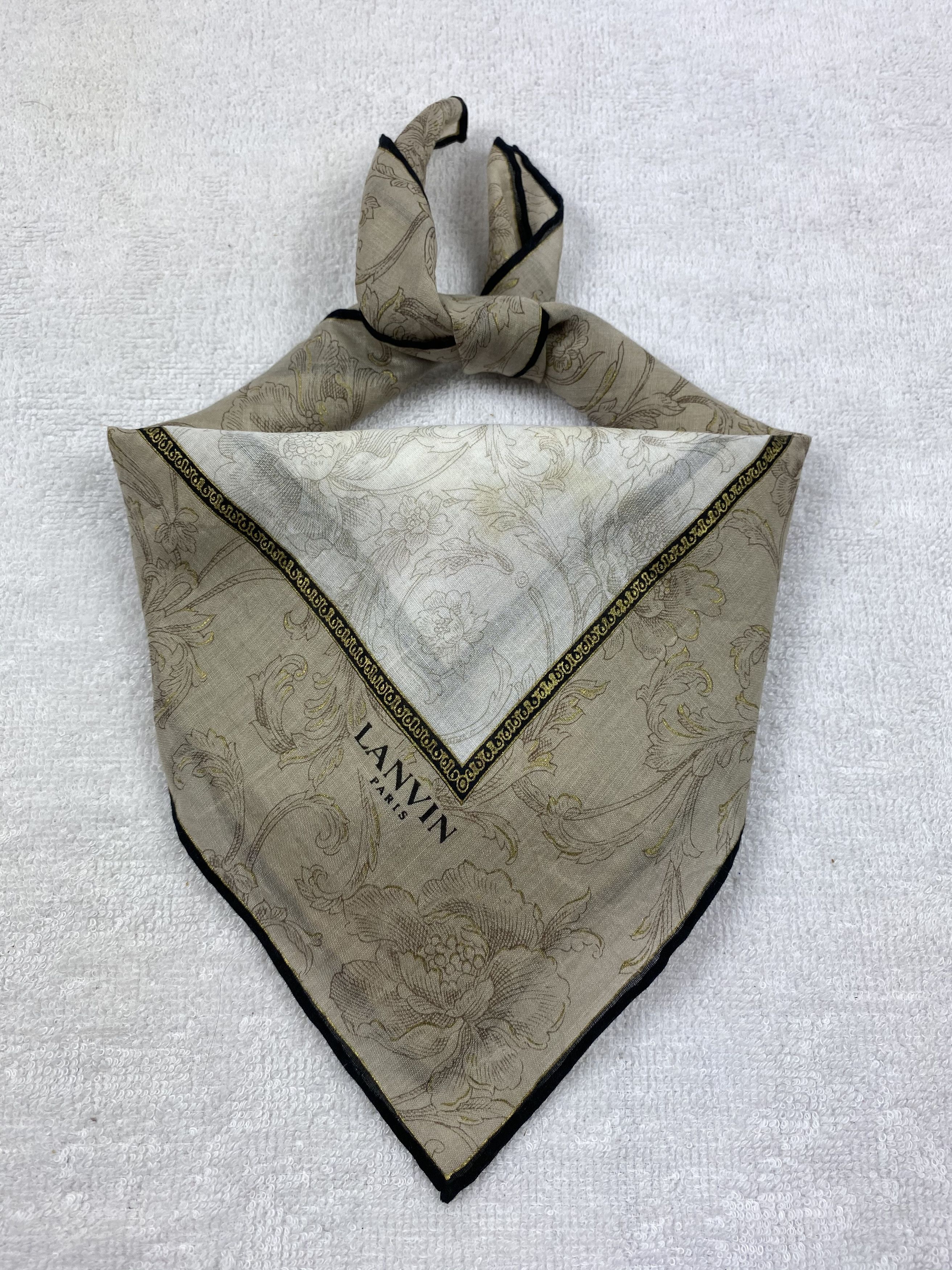 Lanvin × Vintage Lanvin Handkerchief / Bandana / Neckerchief Size ONE SIZE - 1 Thumbnail