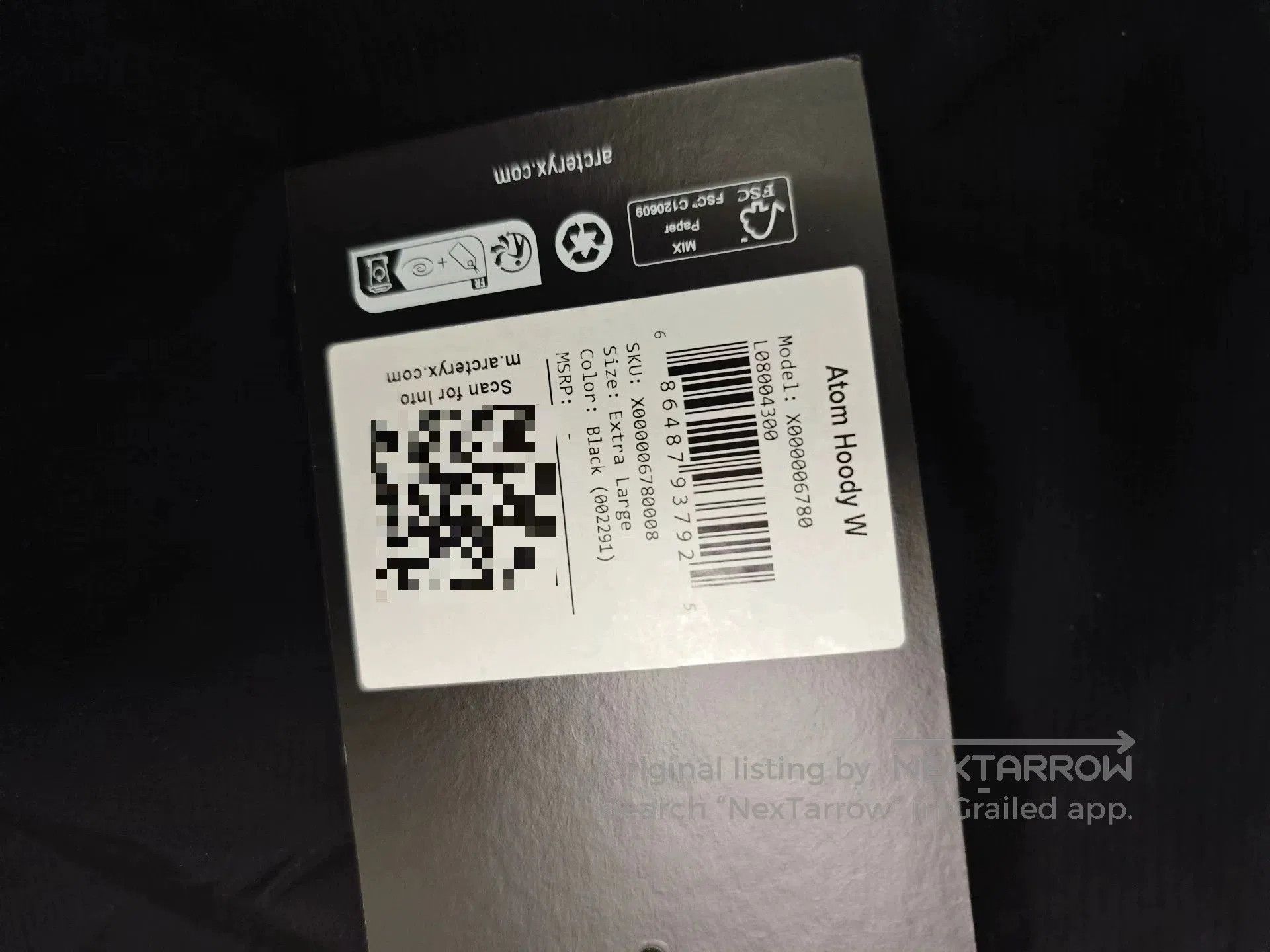 Arc'teryx Arcteryx Atom Hoody Women's Jacket. Size XL / US 12-14 / IT 48-50 - 4 Thumbnail