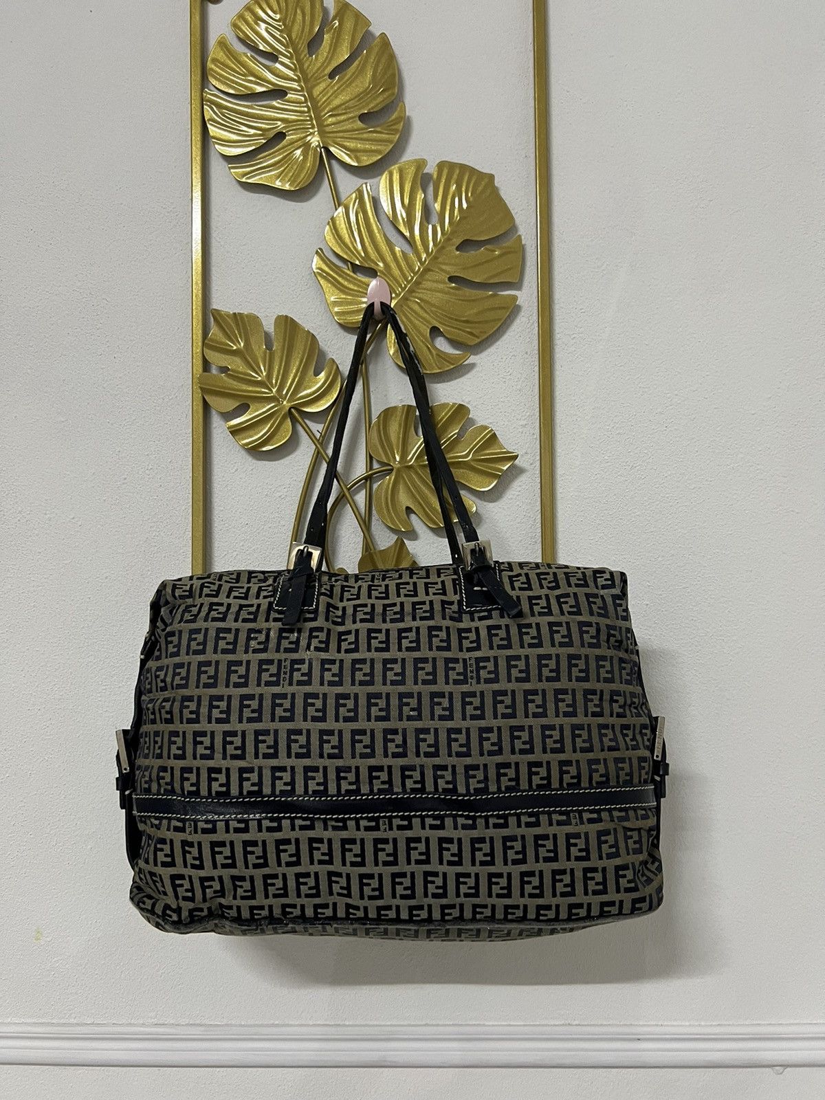 Fendi FENDI ZUCCHINO CANVAS HANDBAG Size ONE SIZE - 2 Thumbnail