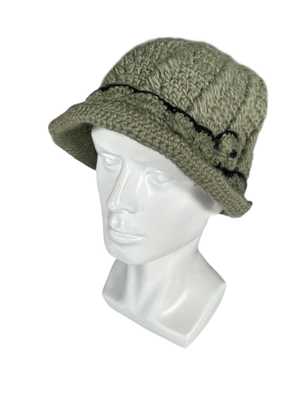 Japanese Brand × Kapital × Vintage Crochet Knitted Handmade Bucket Hats Size ONE SIZE - 4 Thumbnail