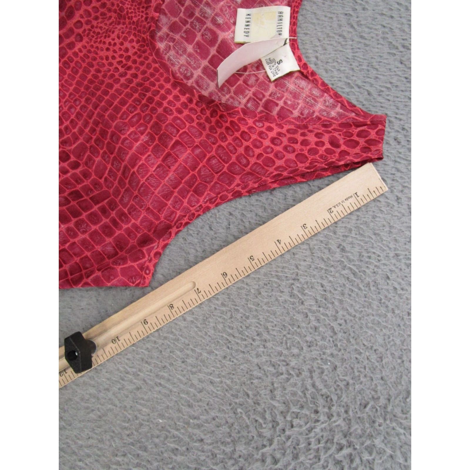 Hamilton VTG Hamilton Kennedy 100% Silk Sleeveless Abstract Lightweight Dress SZ S NEW Size S / US 4 / IT 40 - 7 Thumbnail