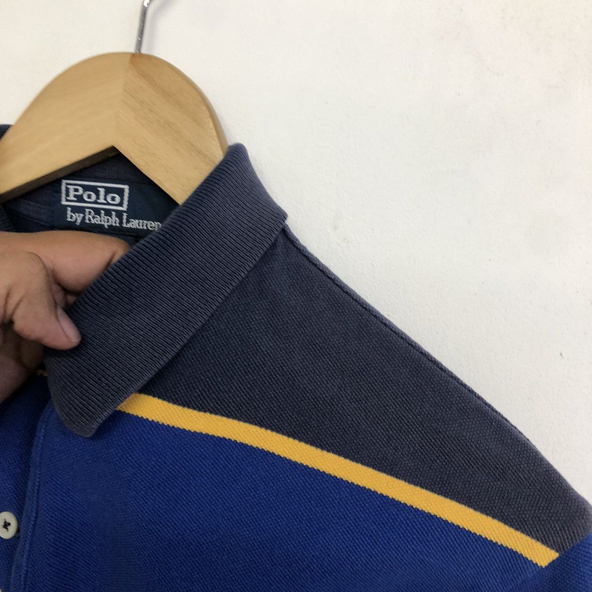 Polo Ralph Lauren Polo Ralph Lauren Pony Long Sleeve Collar Stripe Shirt Size US M / EU 48-50 / 2 - 11 Thumbnail