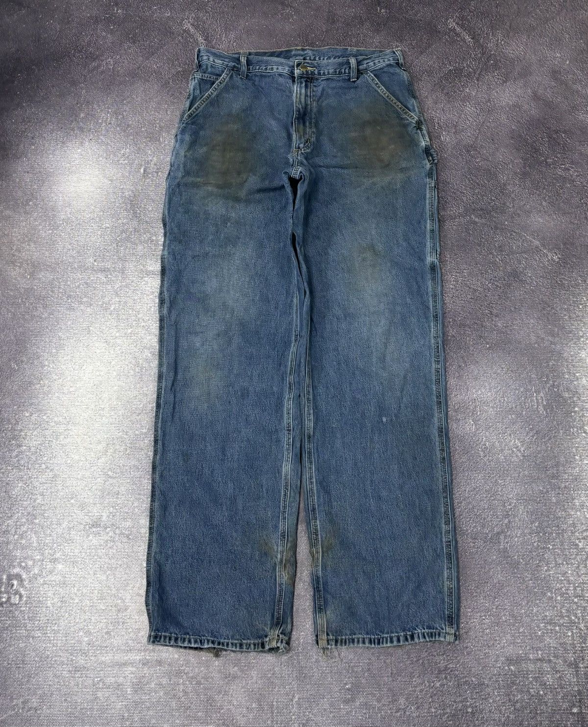 Carhartt Vintage Carhartt USA Straight Fit Denim Work Hype Jeans Size US 36 / EU 52 - 2 Thumbnail