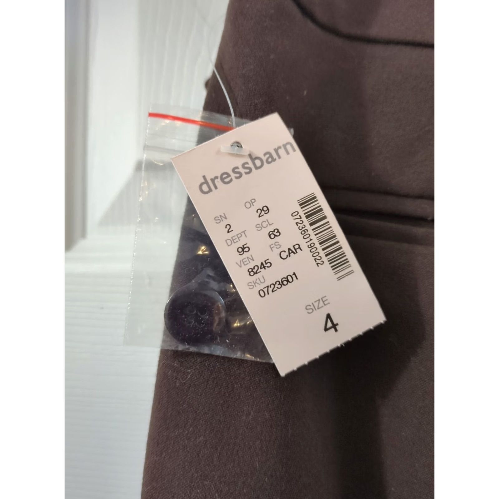 Vintage DRESSBARN WOMAN City Shorts Brown NWT Size 4 Pants Cropped Straight Zipper Pocket Twill Modern Relaxed Knit? Size 27" / US 4 / IT 40 - 4 Thumbnail