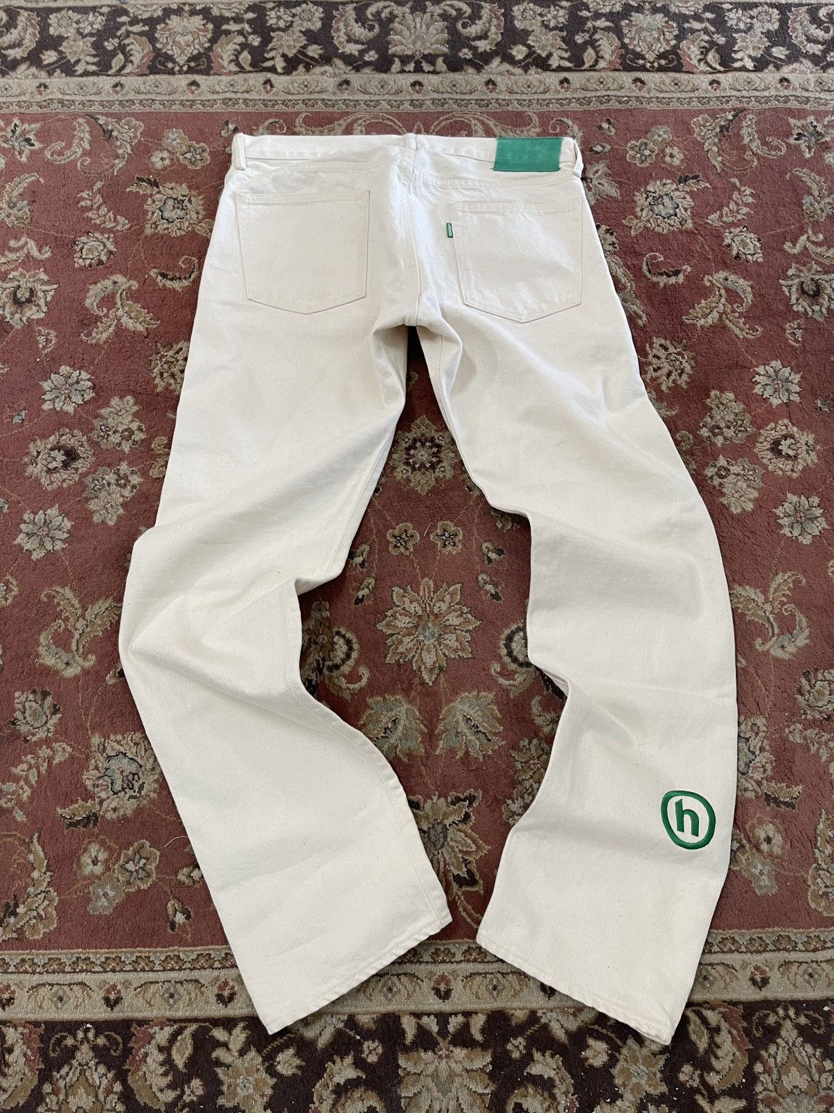 HIDDEN Hidden NY Japan Selvedge White Denim Jeans Size US 34 / EU 50 - 1 Thumbnail