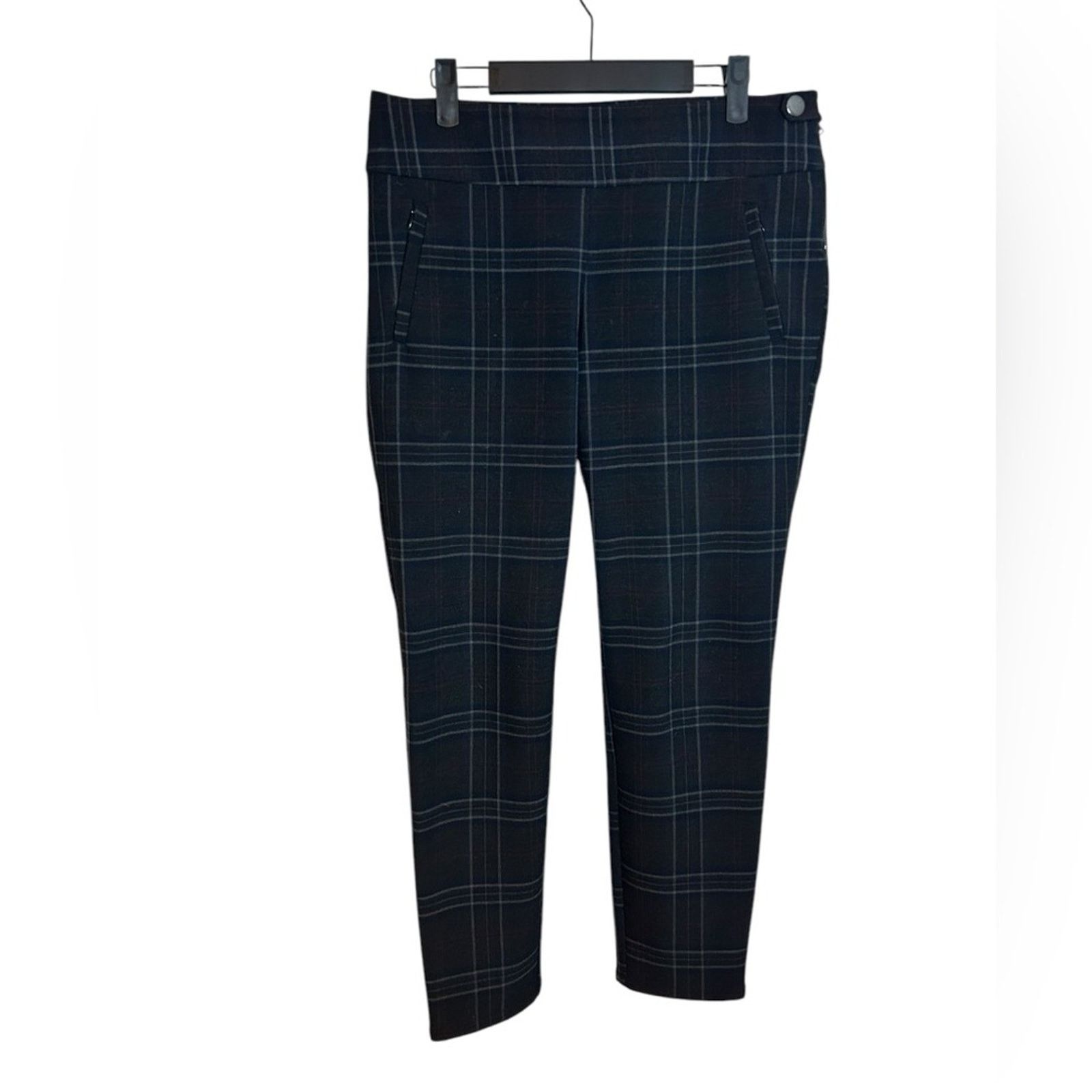 Loft Loft Plaid Marisa Skinny Trousers Size 28" / US 6 / IT 42 - 1 Thumbnail