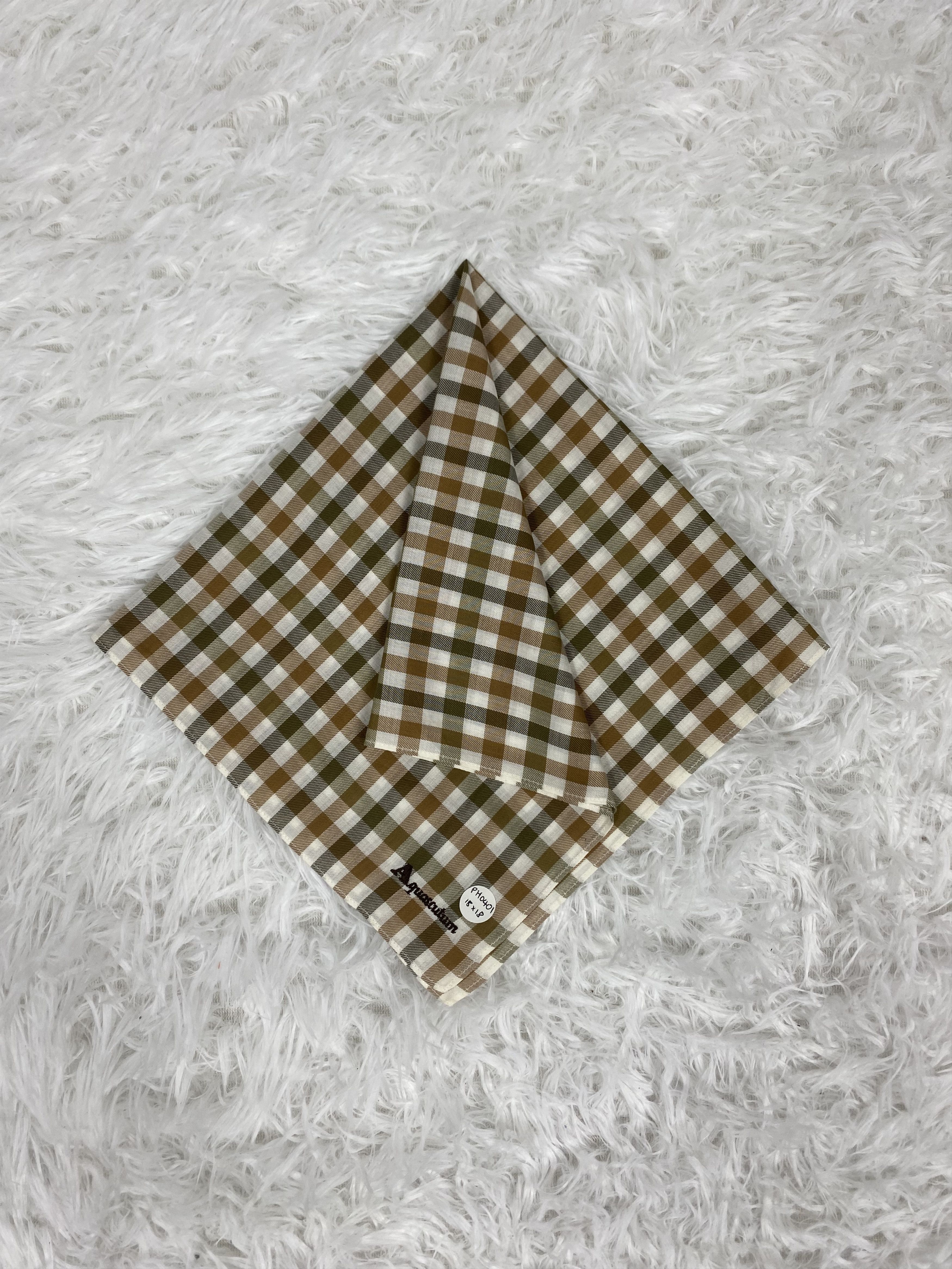 Aquascutum Vintage Aquascutum Handkerchief Neckerchief PH0401 Size ONE SIZE - 1 Thumbnail