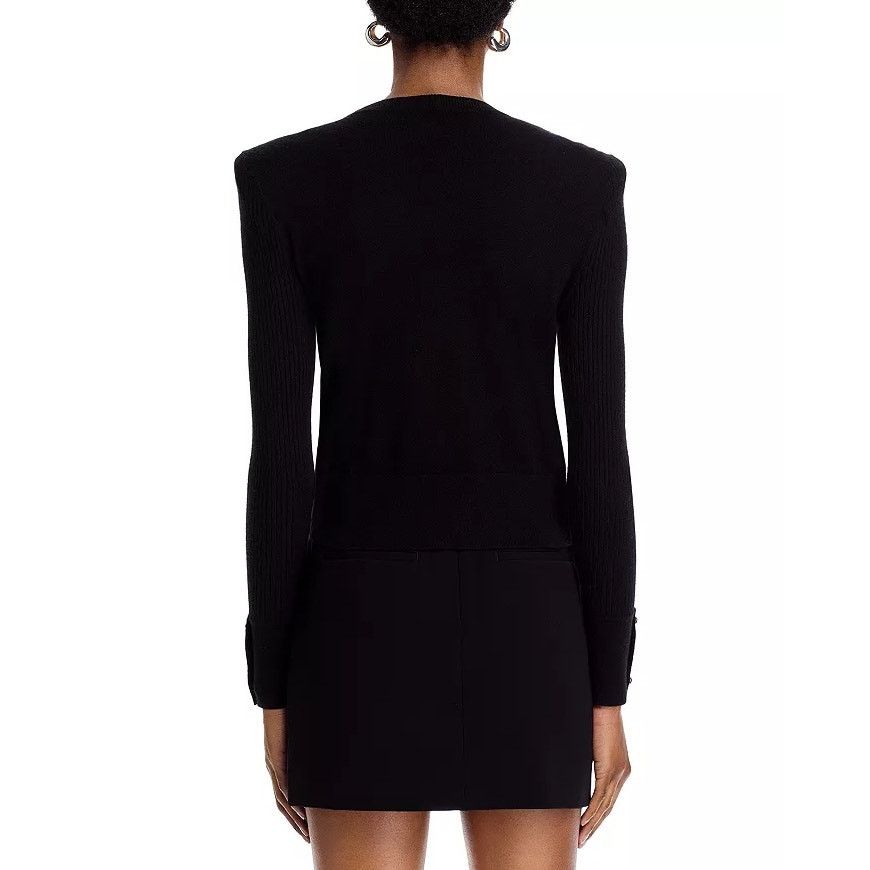 L'AGENCE L'AGENCE Women Rhinestone Cesca Luxury Sweater Size L Size L / US 10 / IT 46 - 3 Thumbnail
