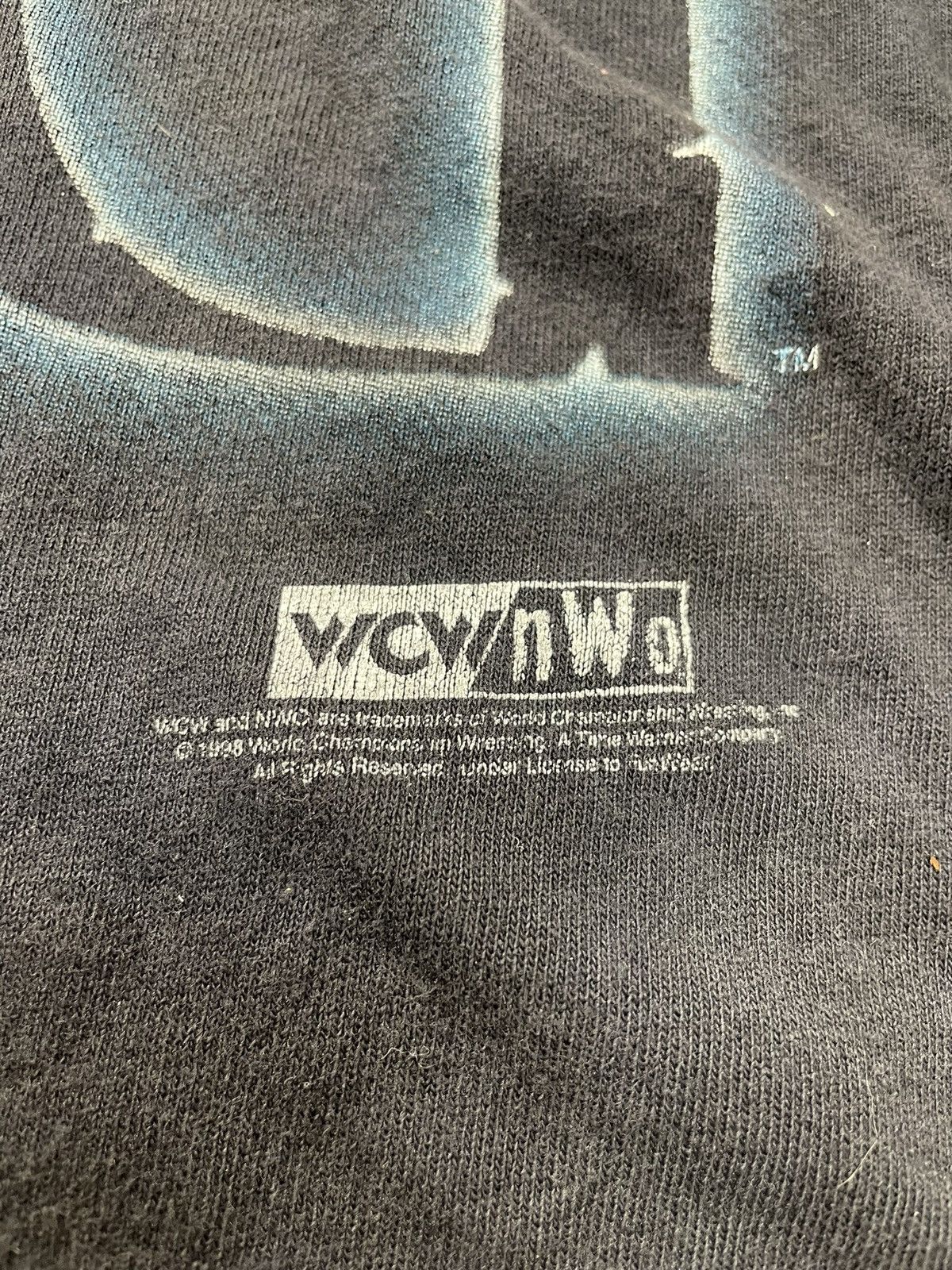 Vintage 90’s Sting Wrestling wcw nwo Tee Shirt Size US XL / EU 56 / 4 - 3 Thumbnail