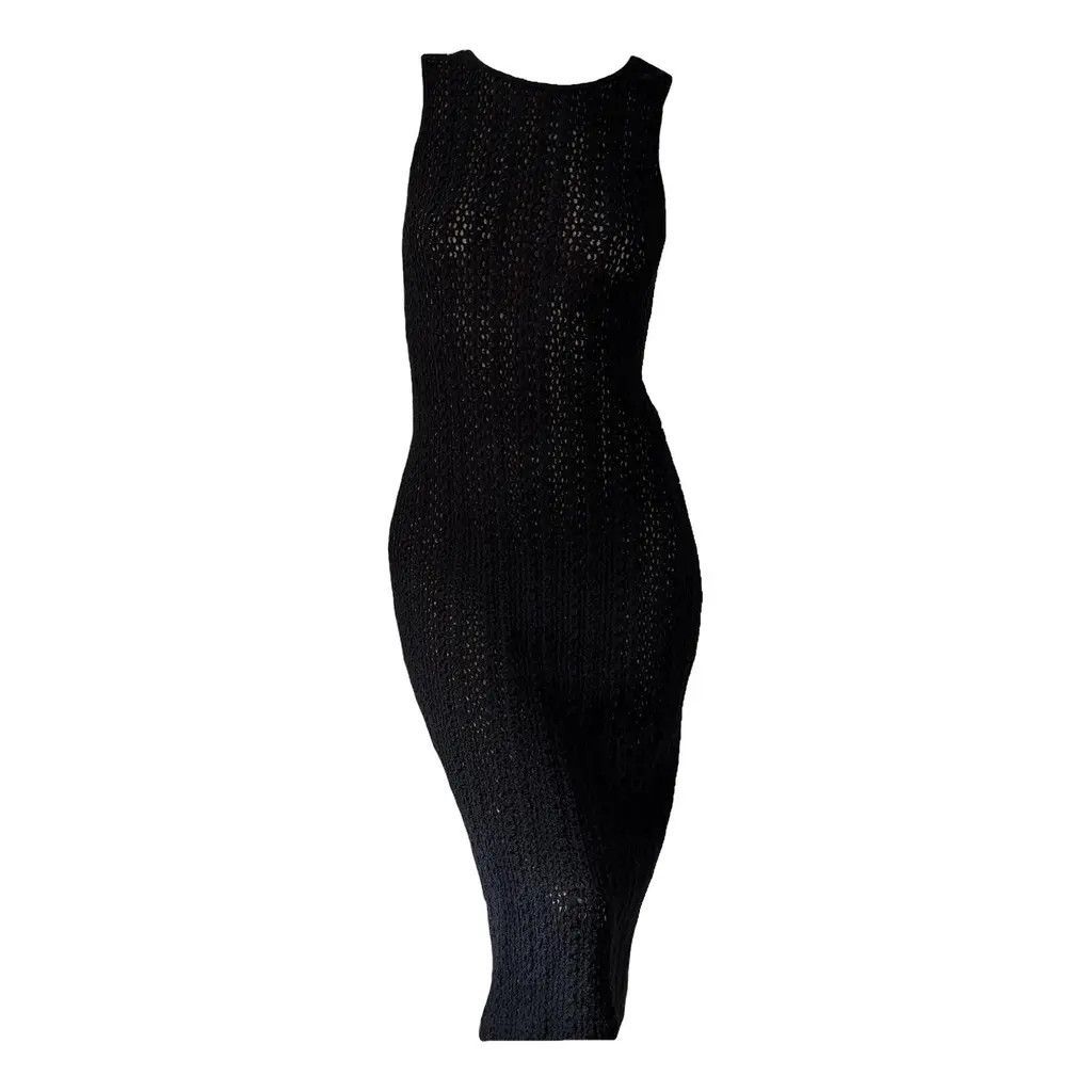 Dolce & Gabbana D&G by Dolce & Gabbana Vintage Crochet Knit Dress IT40 Size S / US 4 / IT 40 - 2 Thumbnail