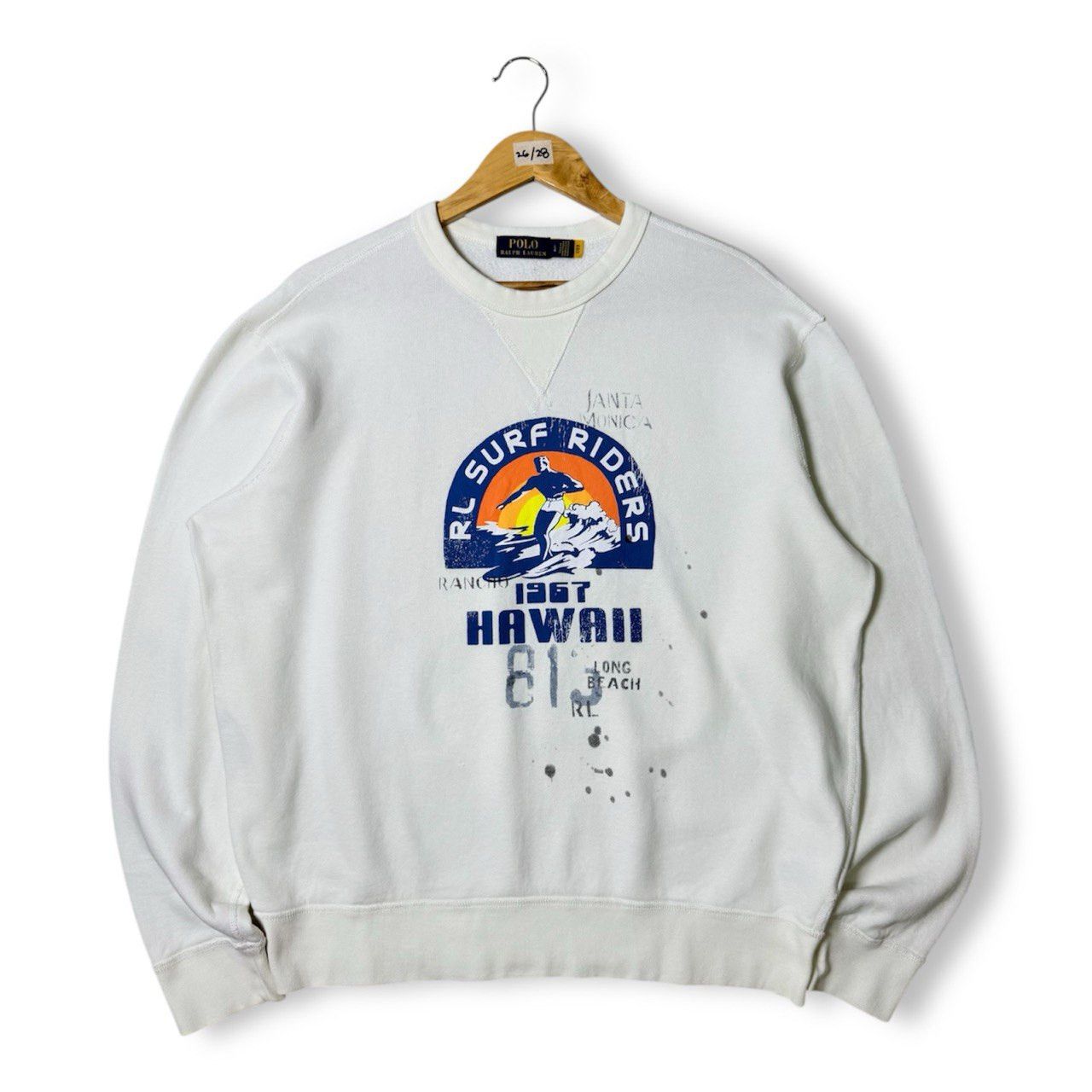 Polo Ralph Lauren Polo Ralph Lauren X RL Surf Rider X Hawaii X Sweatshirt Size US XXL / EU 58 / 5 - 1 Thumbnail