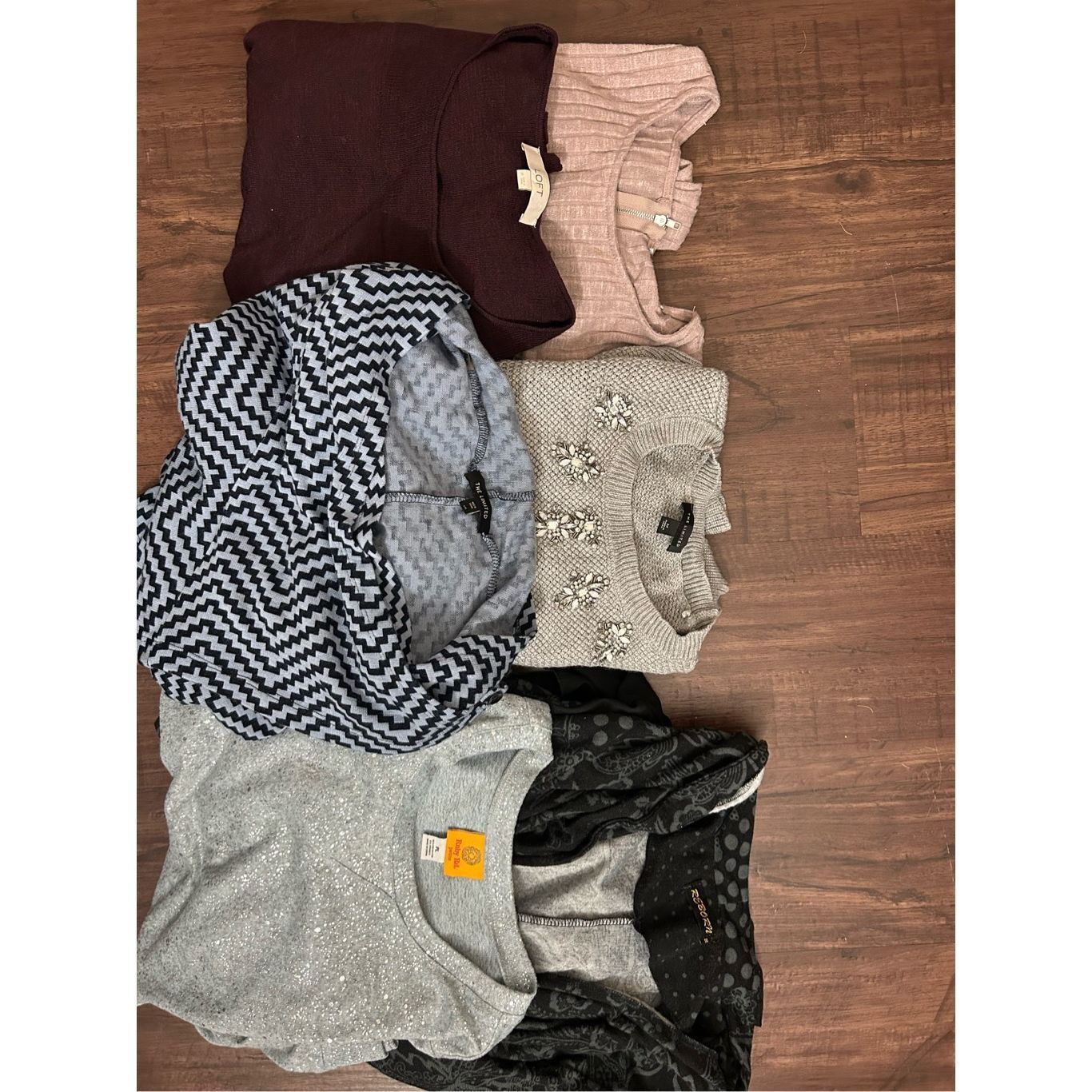Loft Sweater/Long-Sleeve Lot of 9! Medium & Large, Ann Taylor Lof Size L / US 10 / IT 46 - 3 Thumbnail
