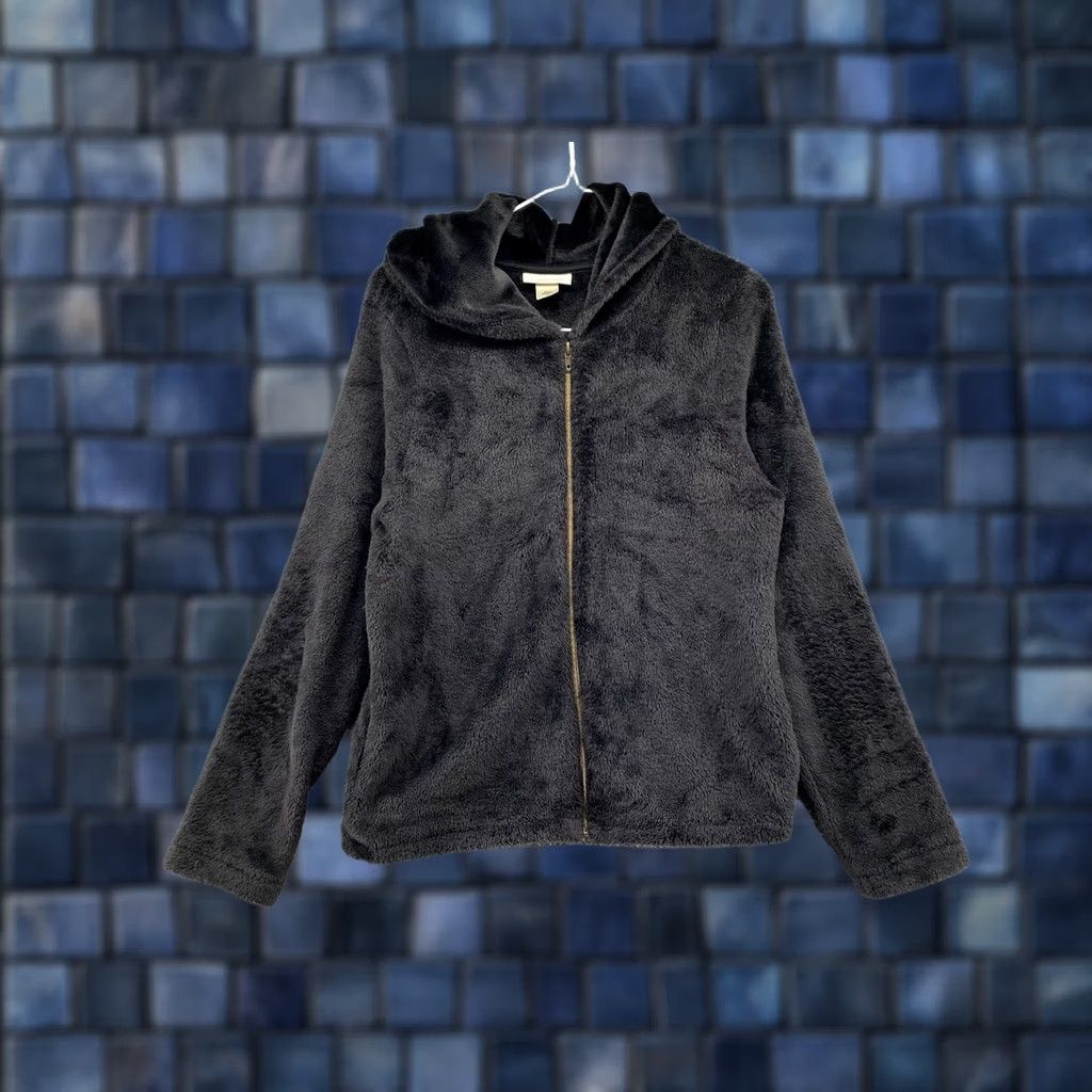 Vintage VINTAGE Belle Du Jour Womens Hoodie Black Full Zip L Sweatshirt Size L / US 10 / IT 46 - 1 Thumbnail