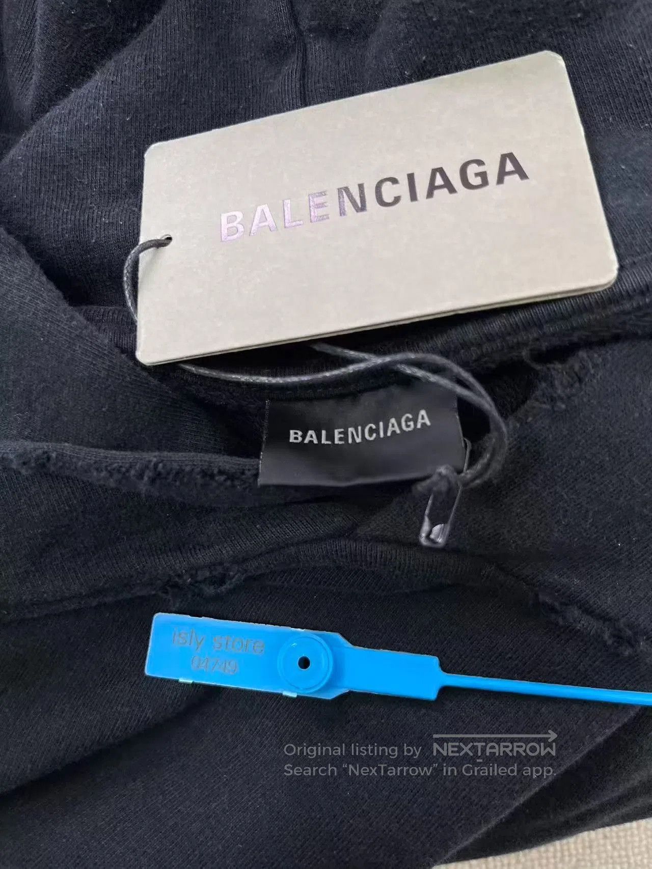 Balenciaga Balenciaga Logo Print Hooded Sweatshirt Men's. Size US L / EU 52-54 / 3 - 5 Thumbnail