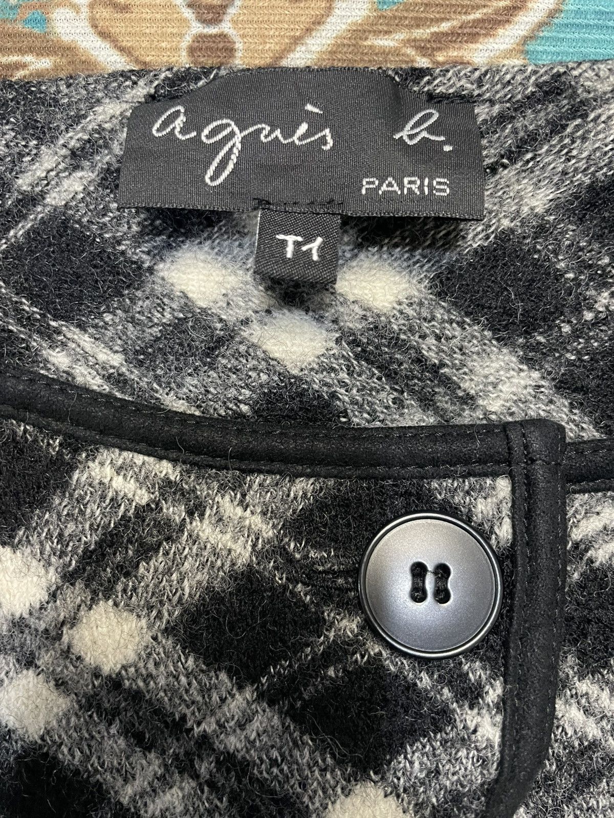 agnes b. Vintage Agnes B. Wool Cropped Coat Jacket Size XS / US 0-2 / IT 36-38 - 4 Thumbnail