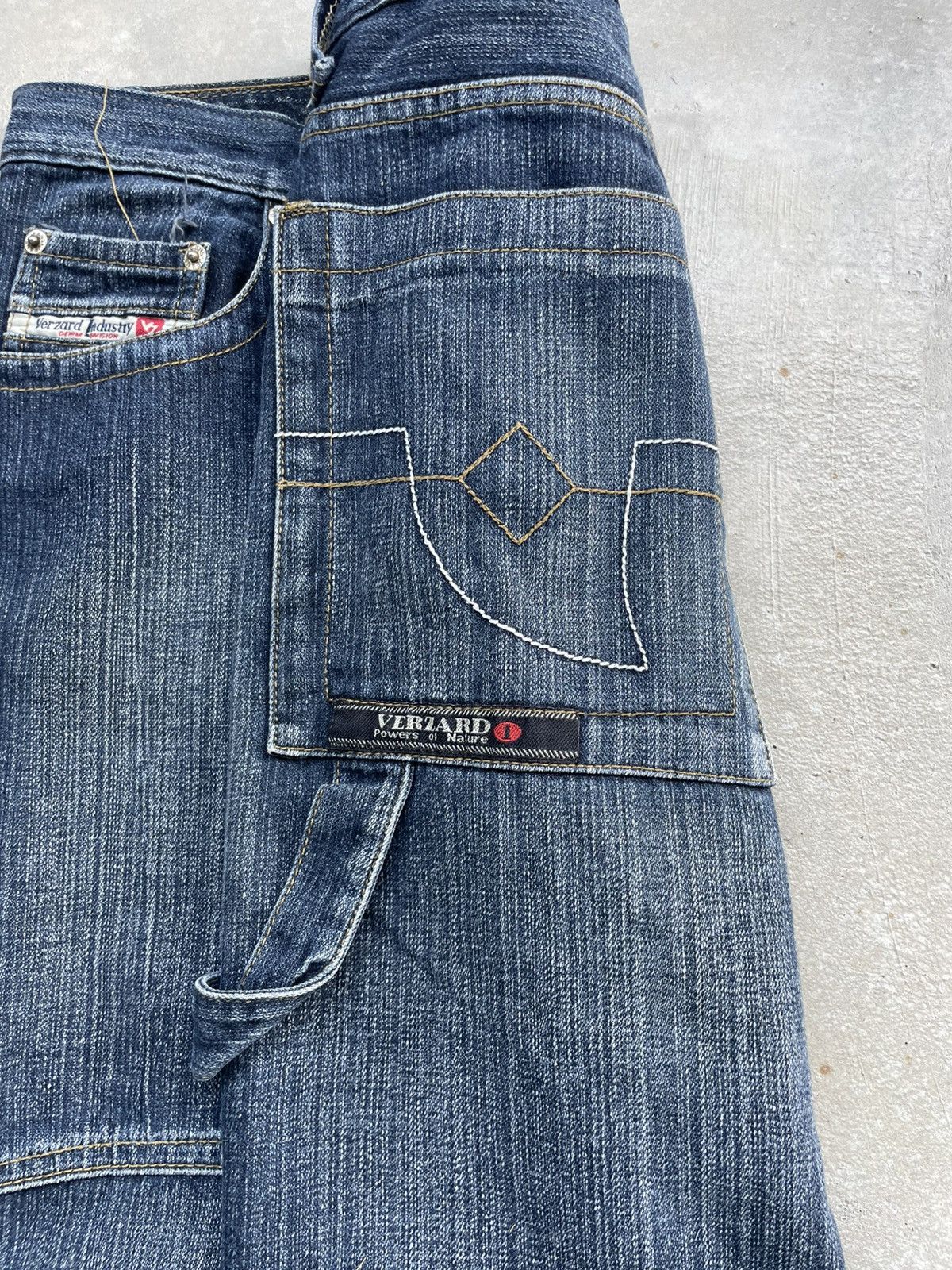 Other Y2K Baggy Denim Skater Jean Shorts Jorts Jnco Style Size US 31 - 8 Thumbnail