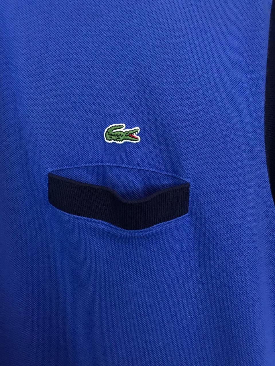 Lacoste Lacoste vintage designer luxury logo pocket polo tee Size US XXL / EU 58 / 5 - 3 Thumbnail