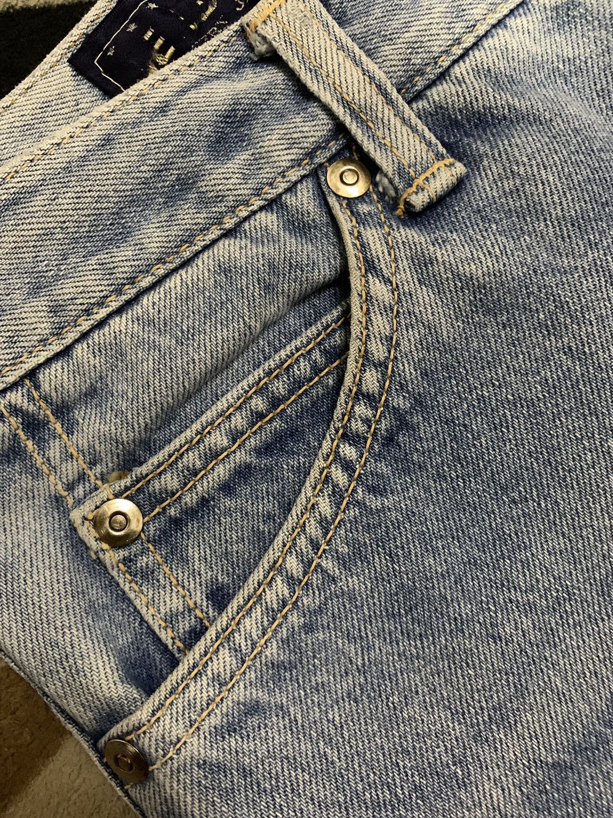 Japanese Brand × Tornado Mart Vintage Japanese Brand Baggy Flare Bootcut Frayed Leg Jeans Size US 30 / EU 46 - 5 Thumbnail