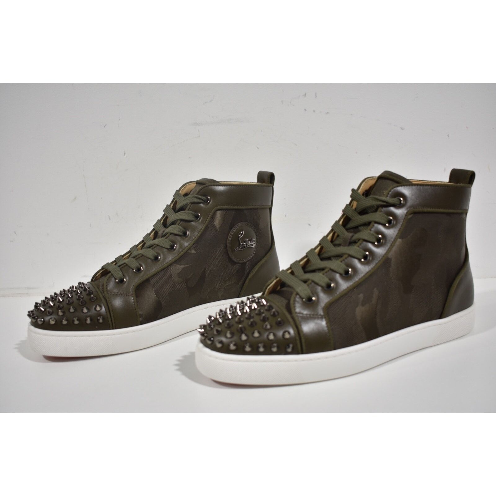 Christian Louboutin Christian Louboutin Spikes Orlato Flat High Top Sneaker 42 9 Size US 9 / EU 42 - 10 Thumbnail